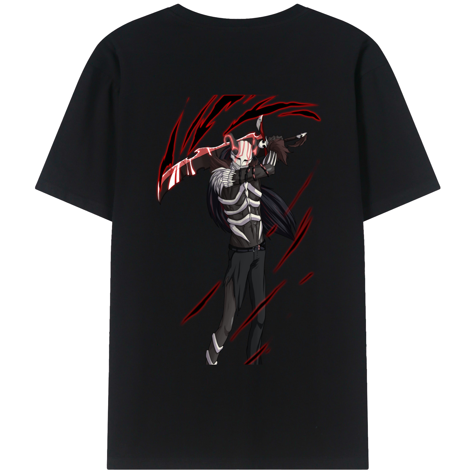 （画像用） ブリーチ 黒崎一護（くろさき いちご）BLEACH Kurosaki Ichigo レディース半袖Tシャツ(バックプリント)
