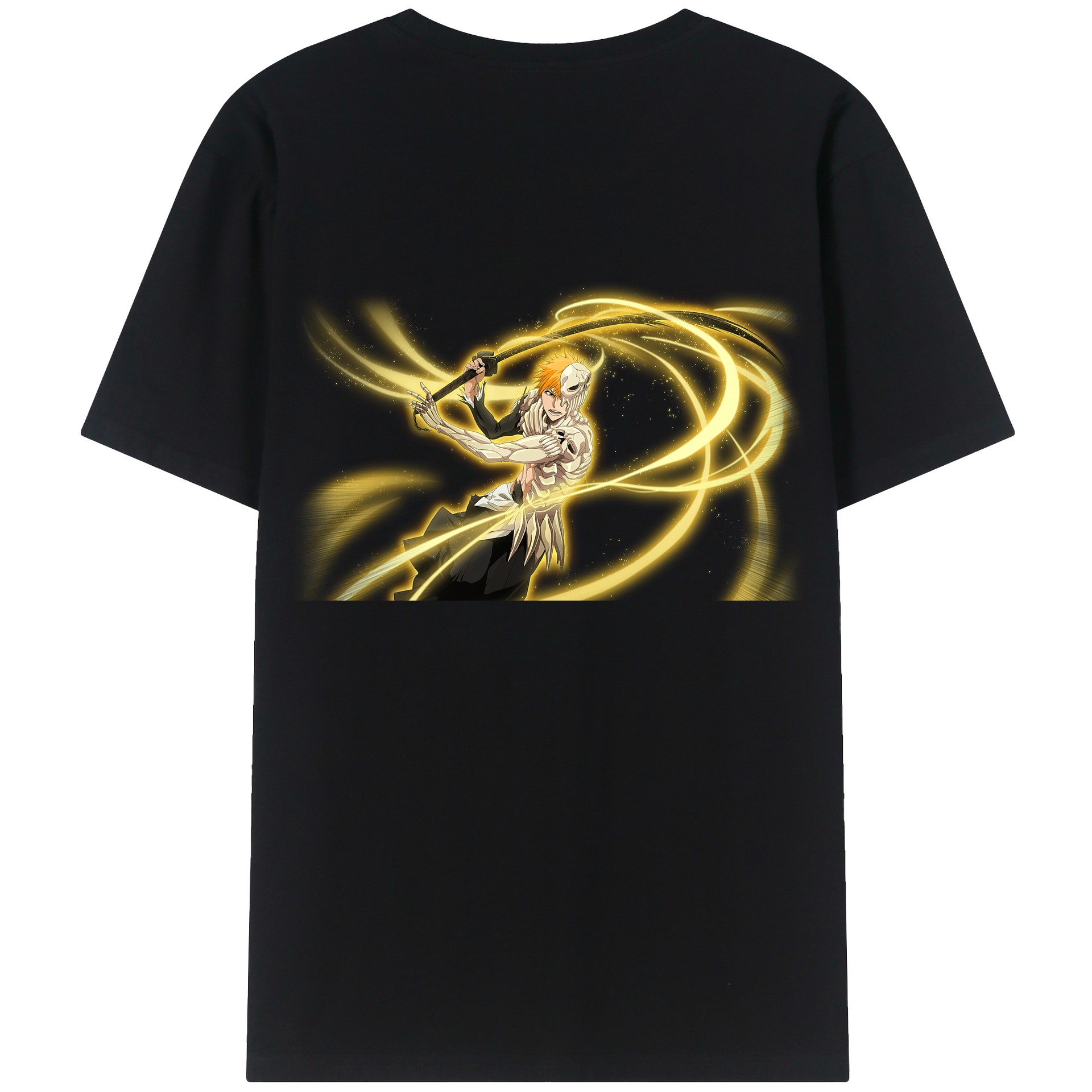 （画像用） ブリーチ 黒崎一護（くろさき いちご）BLEACH Kurosaki Ichigo レディース半袖Tシャツ(バックプリント)