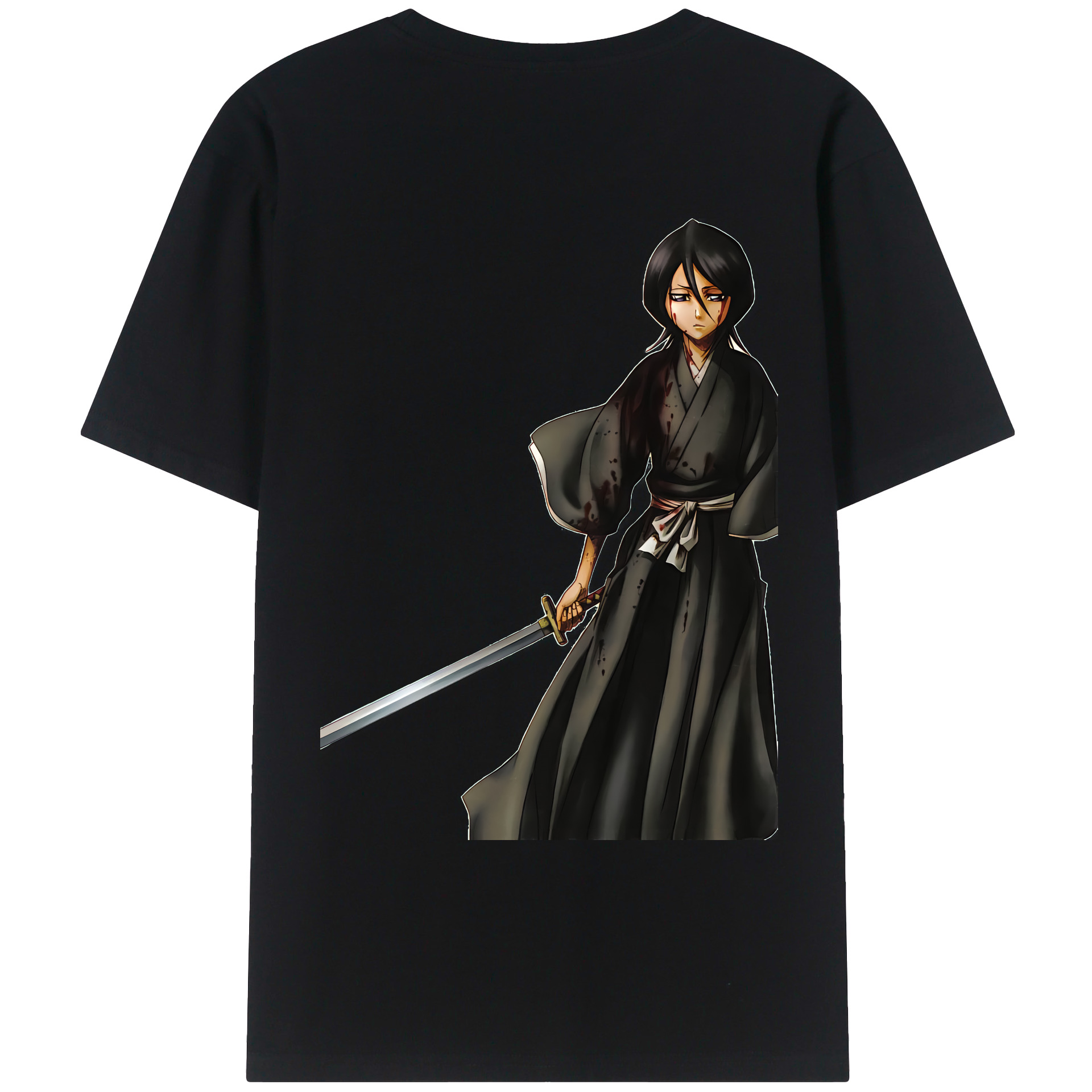 （画像用） ブリーチ 朽木ルキア BLEACH Kuchiki Rukia レディース半袖Tシャツ(バックプリント)