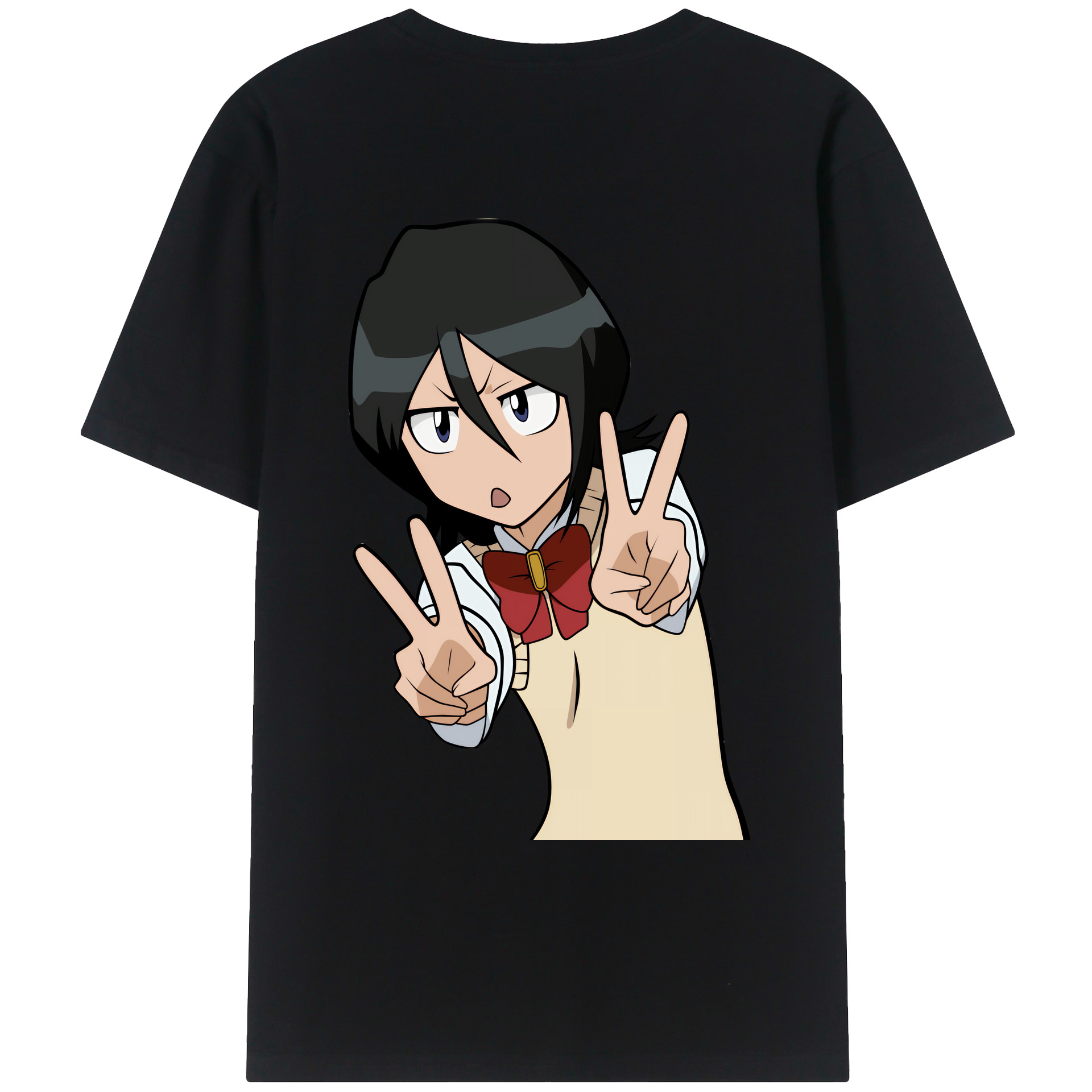（画像用） ブリーチ 朽木ルキア BLEACH Kuchiki Rukia レディース半袖Tシャツ(バックプリント)