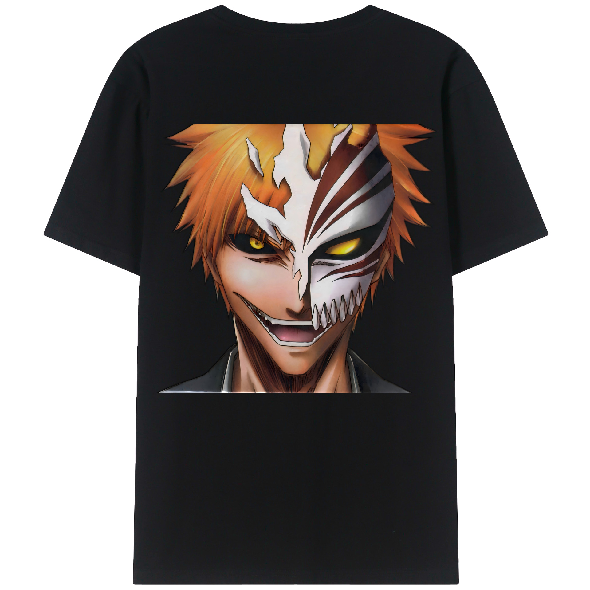 （画像用） ブリーチ 黒崎一護（くろさき いちご）BLEACH Kurosaki Ichigo レディース半袖Tシャツ(バックプリント)