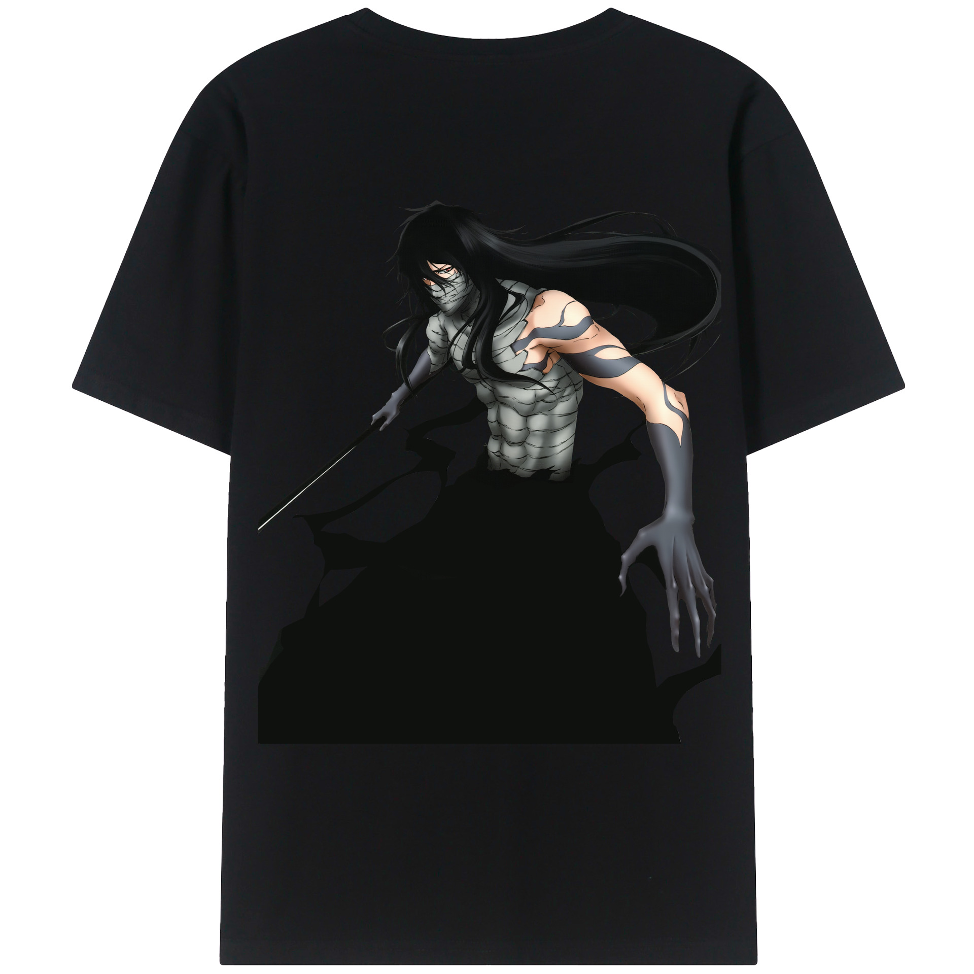 （画像用） ブリーチ 黒崎一護（くろさき いちご）BLEACH Kurosaki Ichigo レディース半袖Tシャツ(バックプリント)