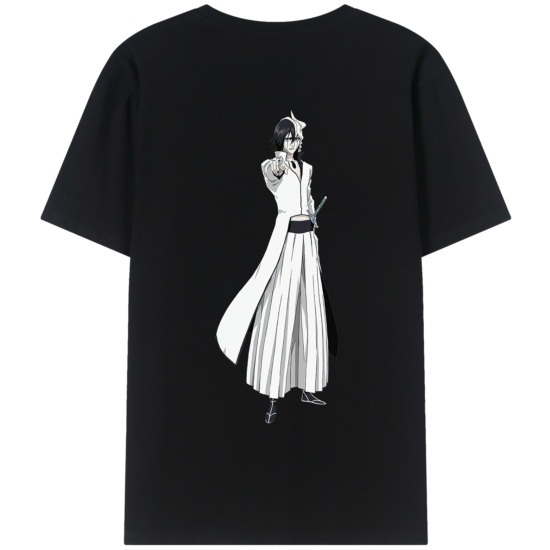 （画像用） ブリーチ ウルキオラ·シファー BLEACH Ulquiorra cifer レディース半袖Tシャツ(バックプリント)