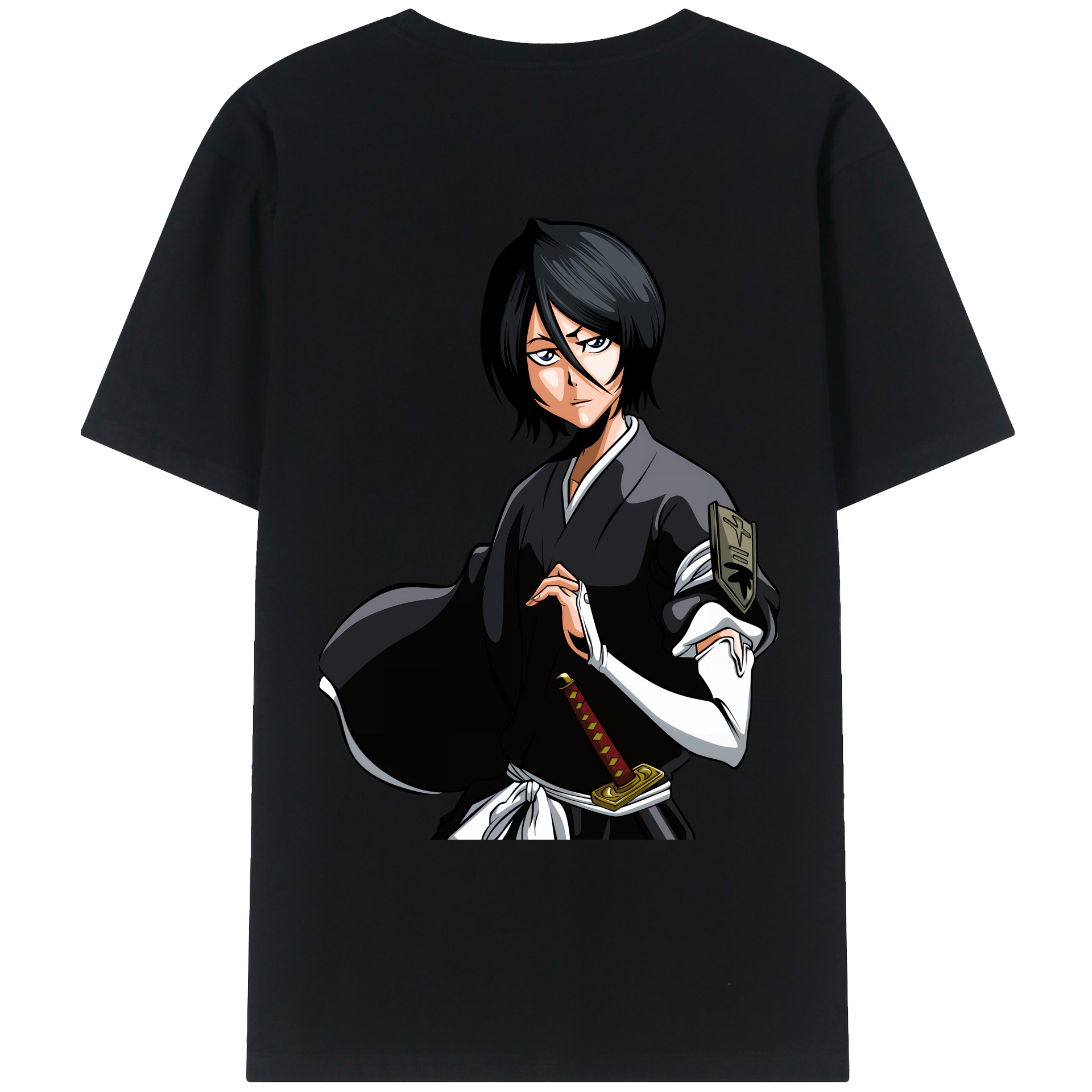 （画像用） ブリーチ 朽木ルキア BLEACH Kuchiki Rukia レディース半袖Tシャツ(バックプリント)