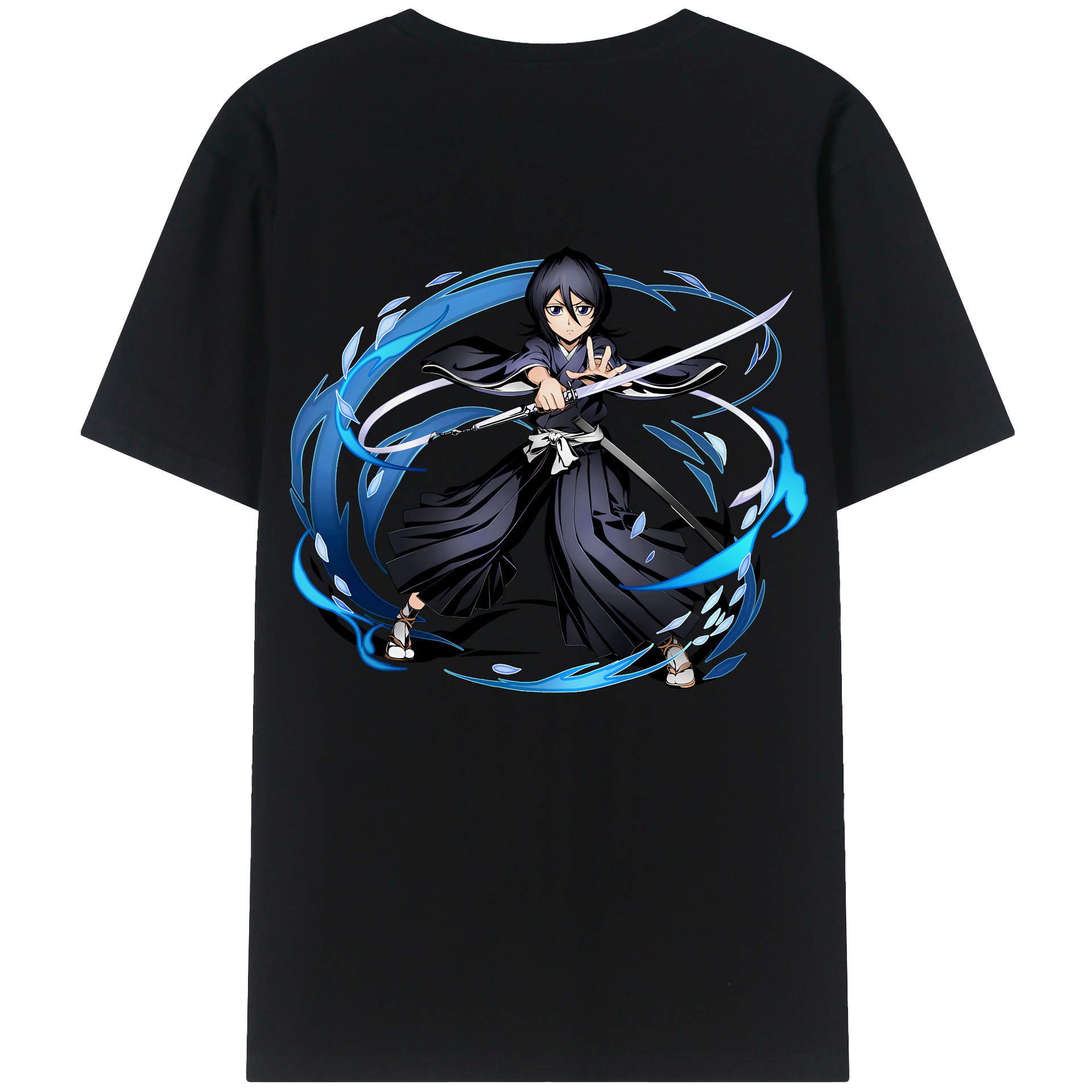 （画像用） ブリーチ 朽木ルキア BLEACH Kuchiki Rukia レディース半袖Tシャツ(バックプリント)