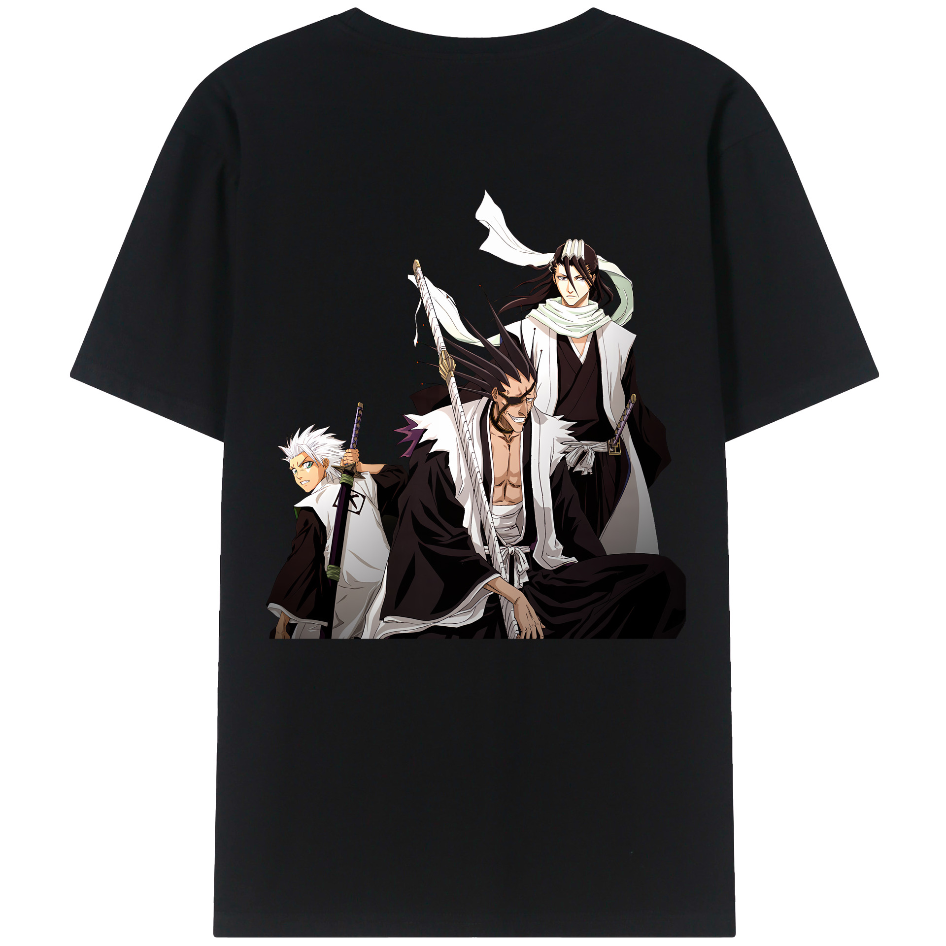 （画像用） ブリーチ ざらき けんぱち BLEACH Zaraki Kenpachi レディース半袖Tシャツ(バックプリント)