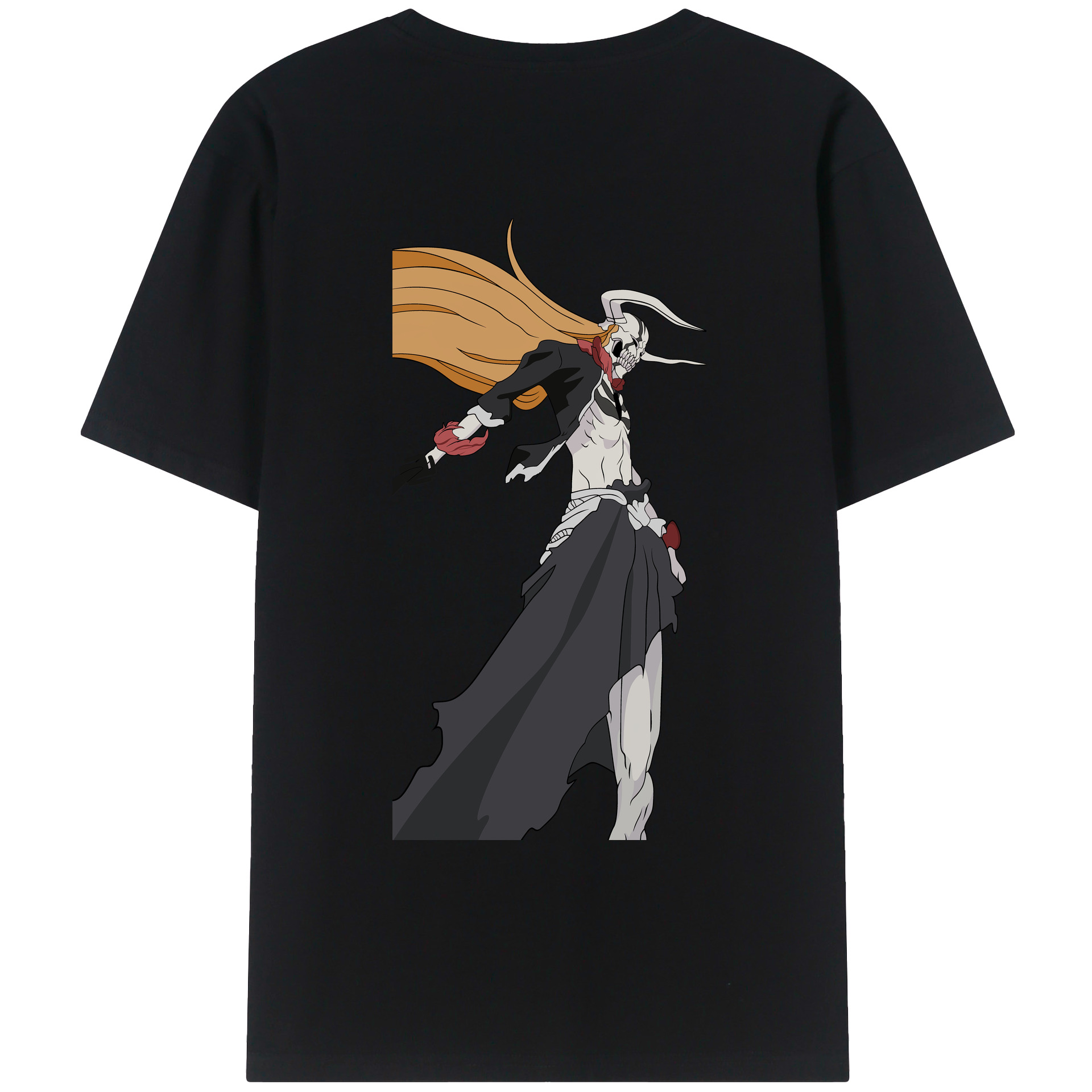 （画像用） ブリーチ 黒崎一護（くろさき いちご）BLEACH Kurosaki Ichigo レディース半袖Tシャツ(バックプリント)