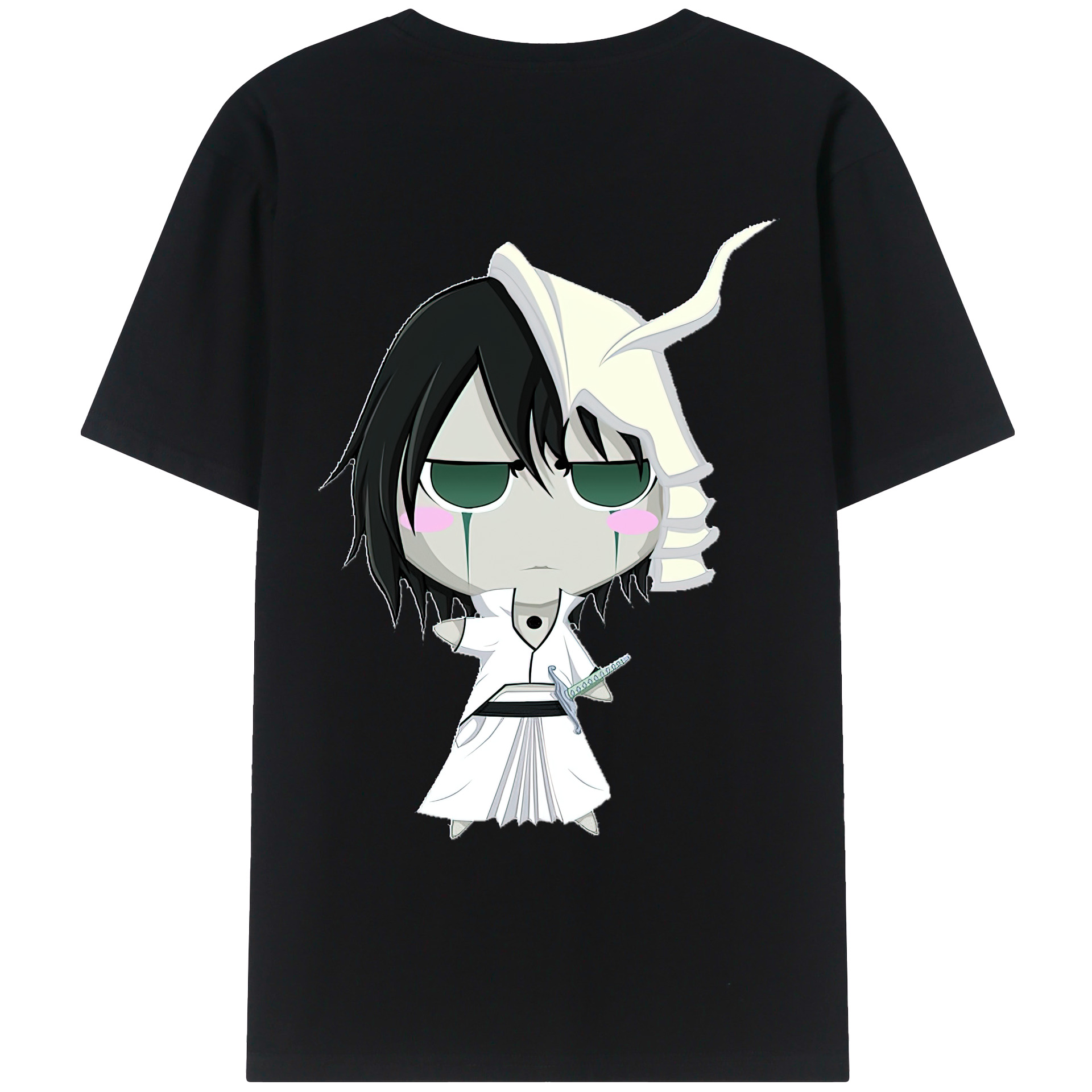 （画像用） ブリーチ ウルキオラ·シファー BLEACH Ulquiorra cifer レディース半袖Tシャツ(バックプリント)
