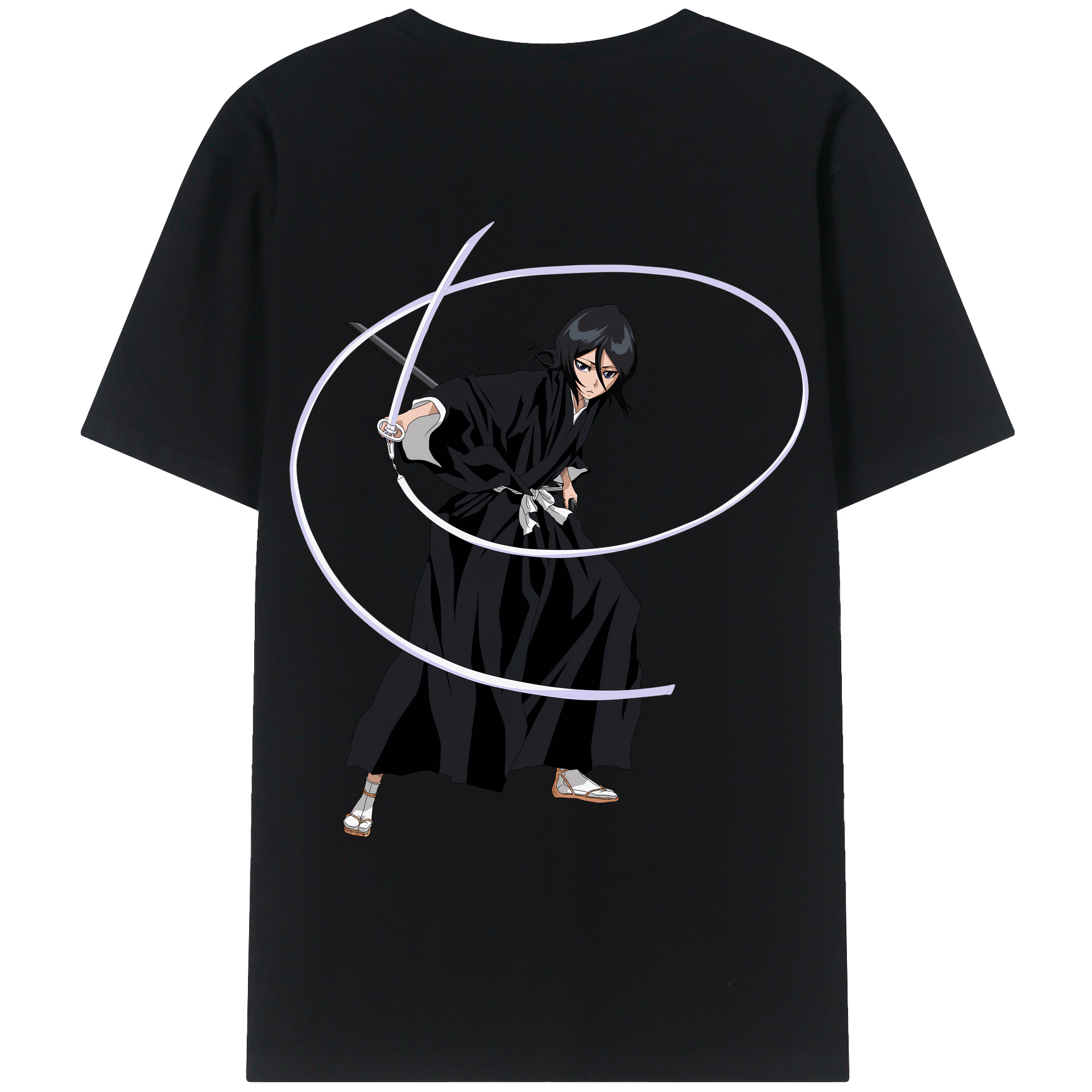 （画像用） ブリーチ 朽木ルキア BLEACH Kuchiki Rukia レディース半袖Tシャツ(バックプリント)