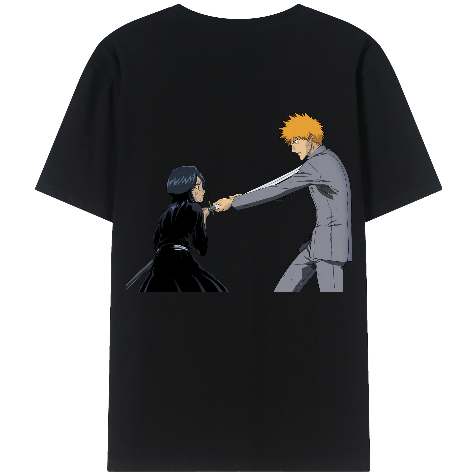 （画像用） ブリーチ 朽木ルキア BLEACH Kuchiki Rukia レディース半袖Tシャツ(バックプリント)