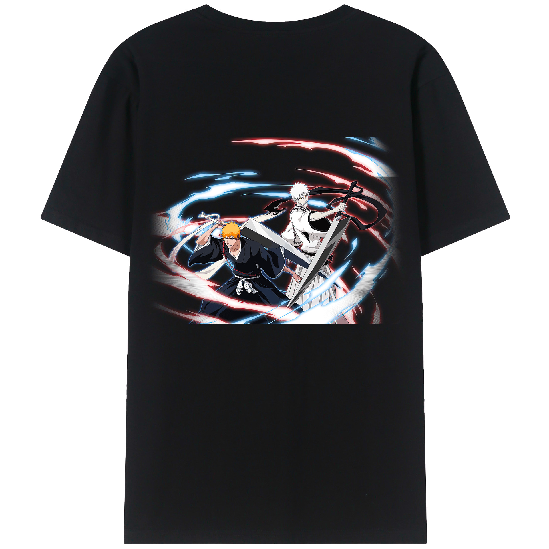 （画像用） ブリーチ 黒崎一護（くろさき いちご）BLEACH Kurosaki Ichigo レディース半袖Tシャツ(バックプリント)