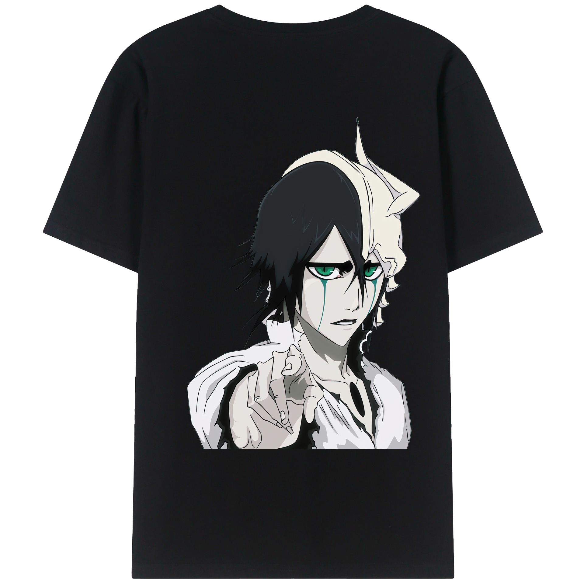 （画像用） ブリーチ ウルキオラ·シファー BLEACH Ulquiorra cifer レディース半袖Tシャツ(バックプリント)