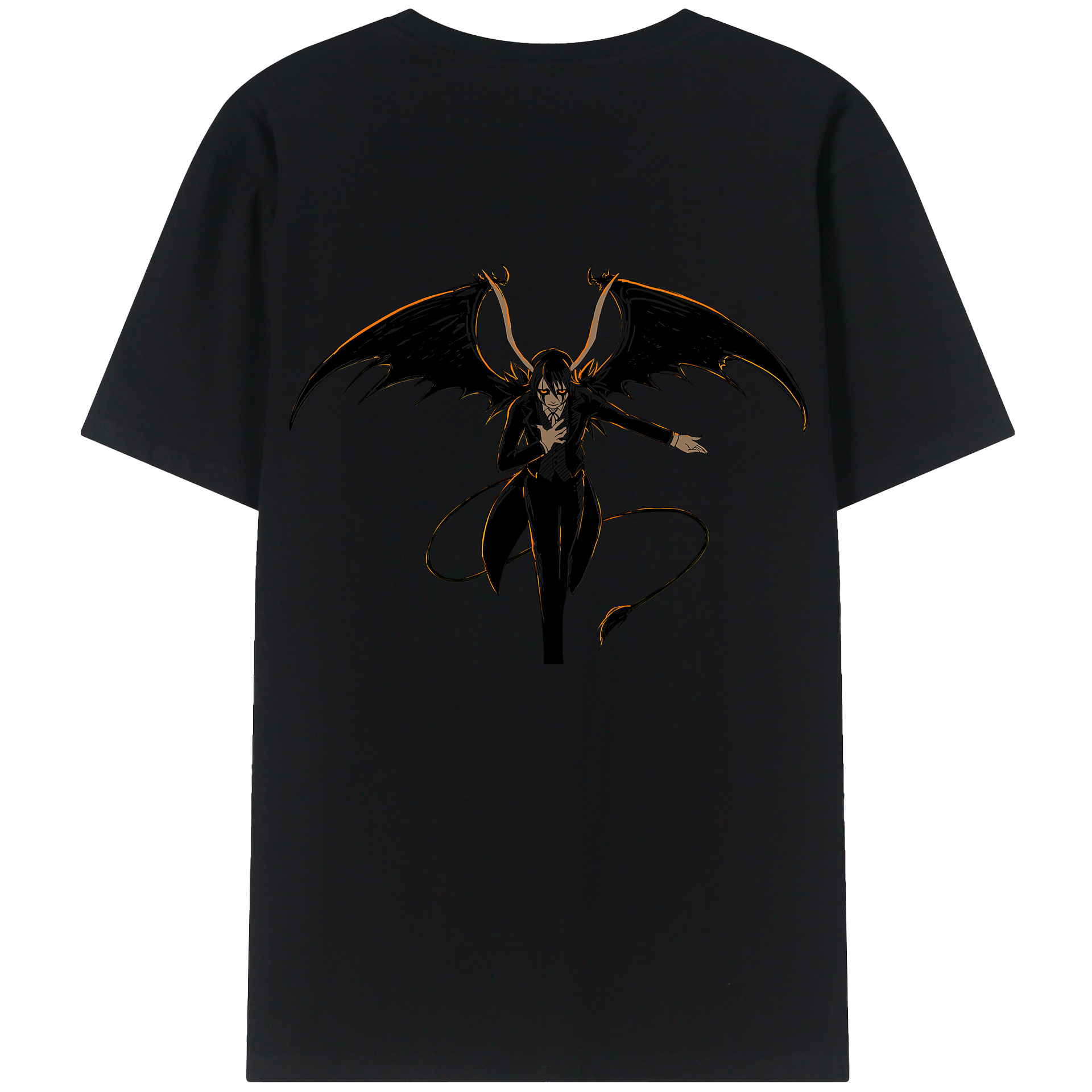 （画像用） ブリーチ ウルキオラ·シファー BLEACH Ulquiorra cifer レディース半袖Tシャツ(バックプリント)