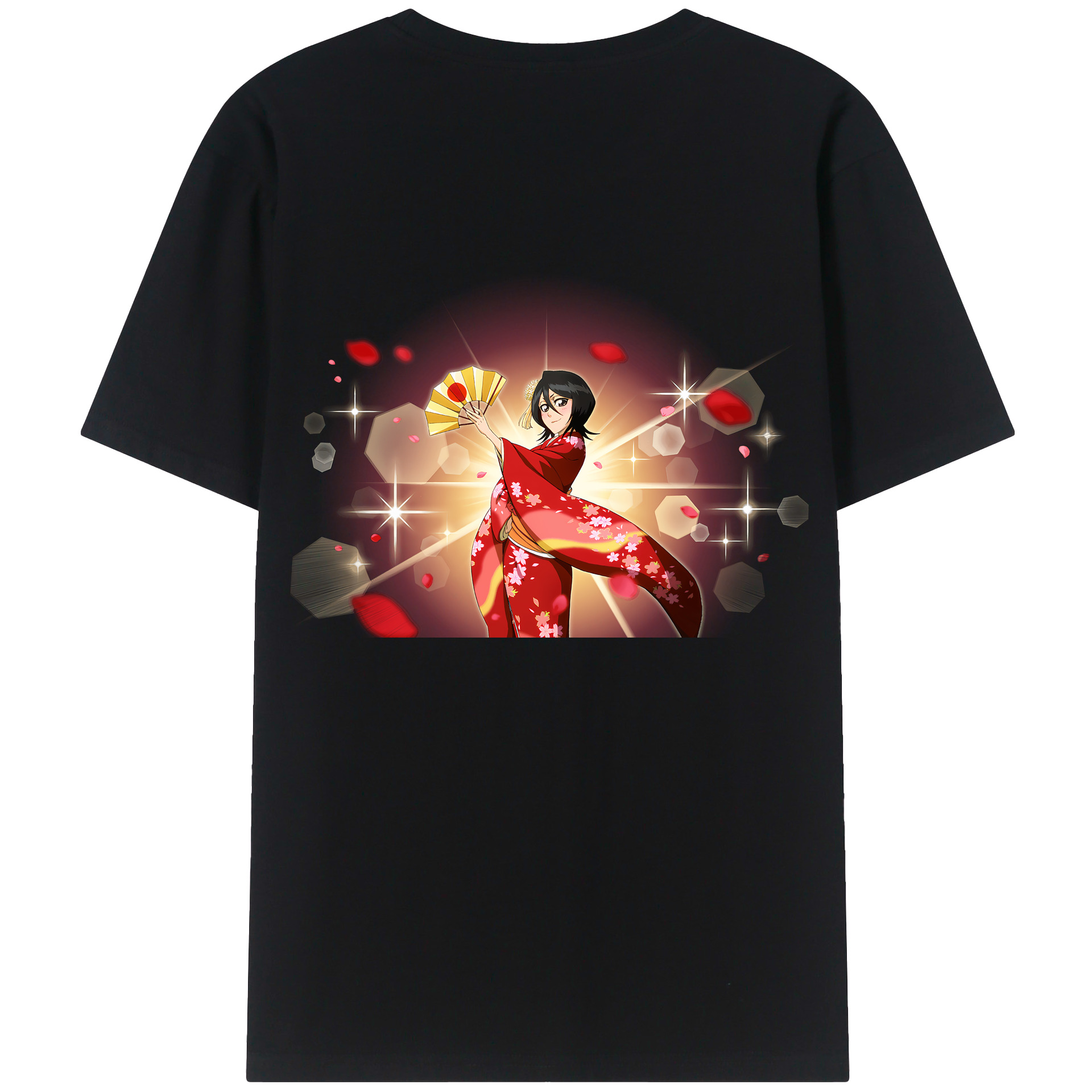 （画像用） ブリーチ 朽木ルキア BLEACH Kuchiki Rukia レディース半袖Tシャツ(バックプリント)
