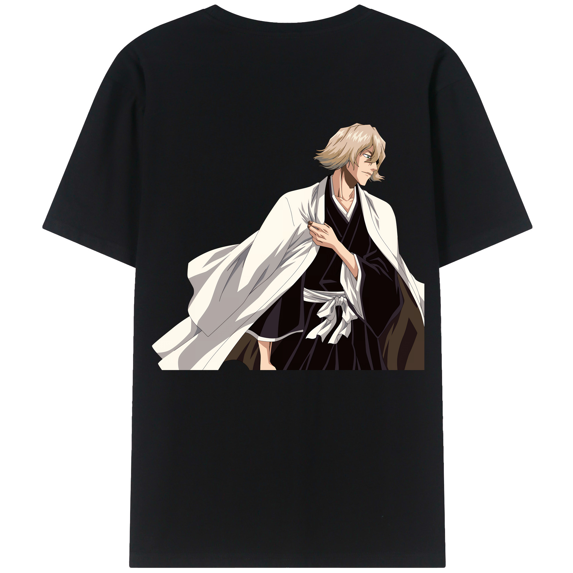 （画像用） "ブリーチ 浦原 喜助（うらはら きすけ） BLEACH Urahara Kisuke " レディース半袖Tシャツ(バックプリント)