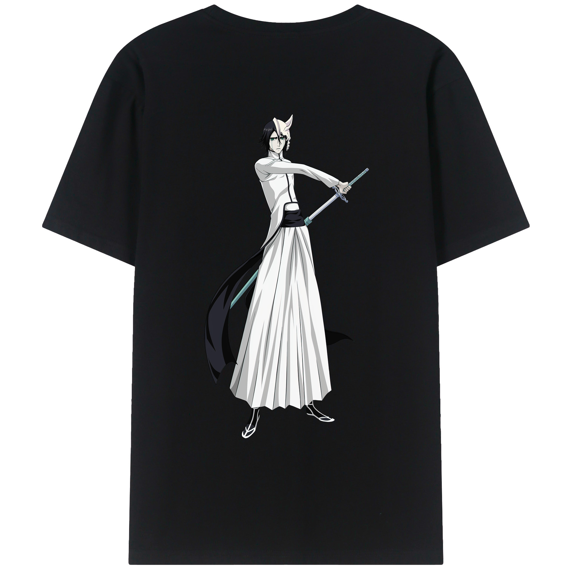 （画像用） ブリーチ ウルキオラ·シファー BLEACH Ulquiorra cifer レディース半袖Tシャツ(バックプリント)