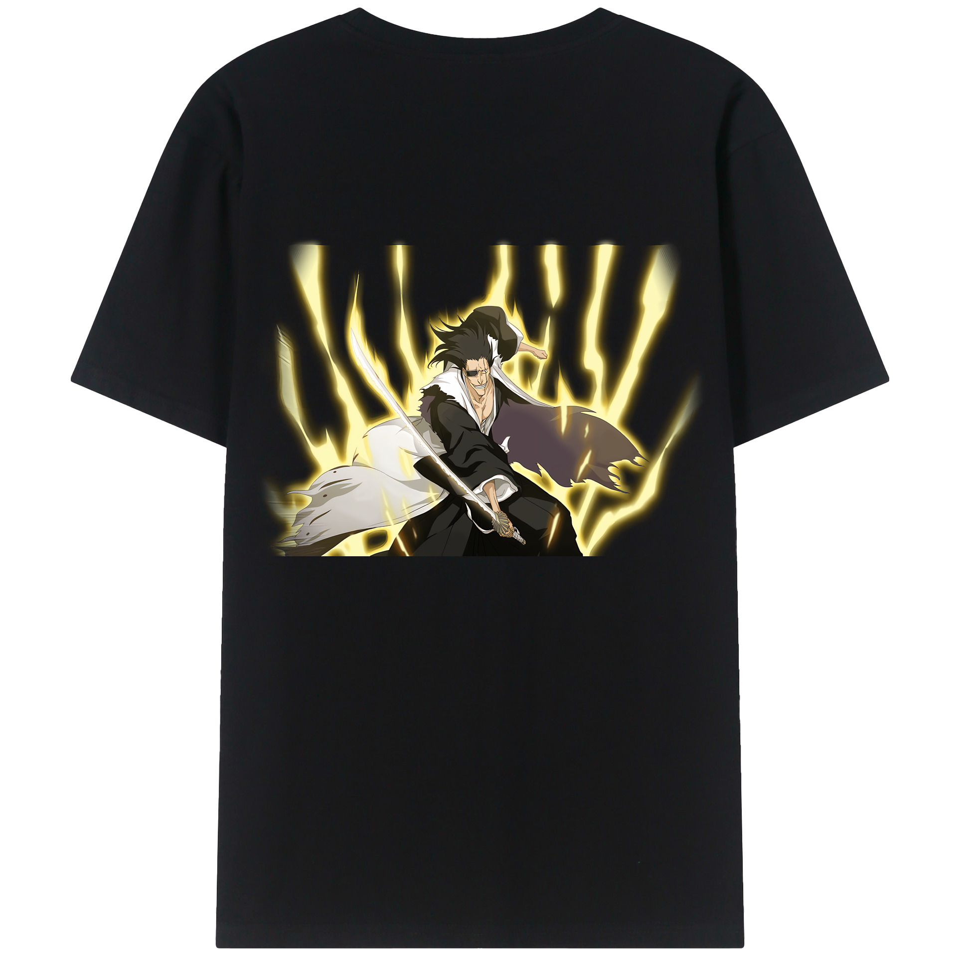 （画像用） ブリーチ ざらき けんぱち BLEACH Zaraki Kenpachi レディース半袖Tシャツ(バックプリント)