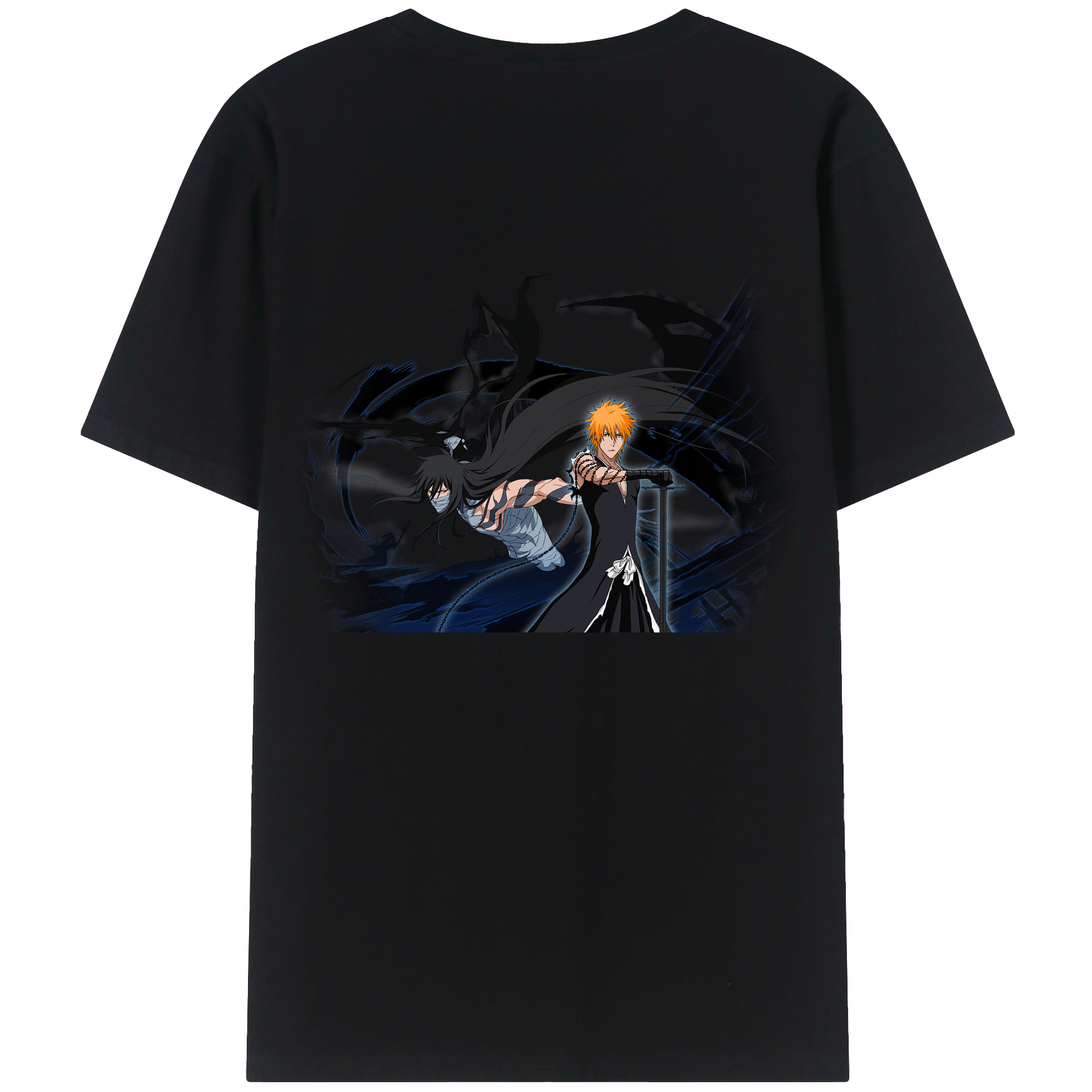 （画像用） ブリーチ 黒崎一護（くろさき いちご）BLEACH Kurosaki Ichigo レディース半袖Tシャツ(バックプリント)