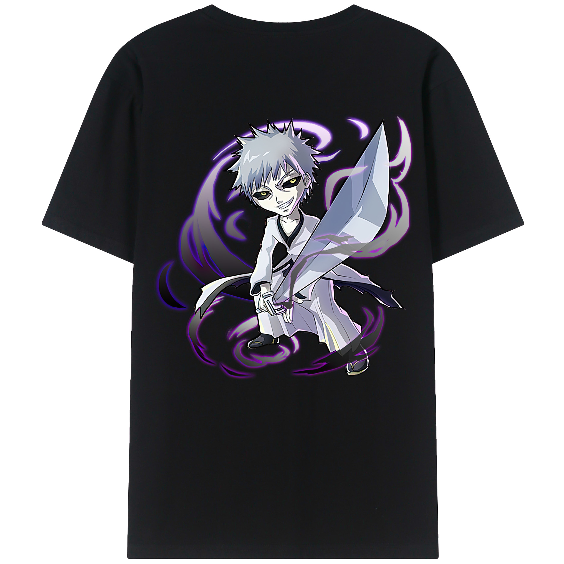 （画像用） ブリーチ 黒崎一護（くろさき いちご）BLEACH Kurosaki Ichigo レディース半袖Tシャツ(バックプリント)