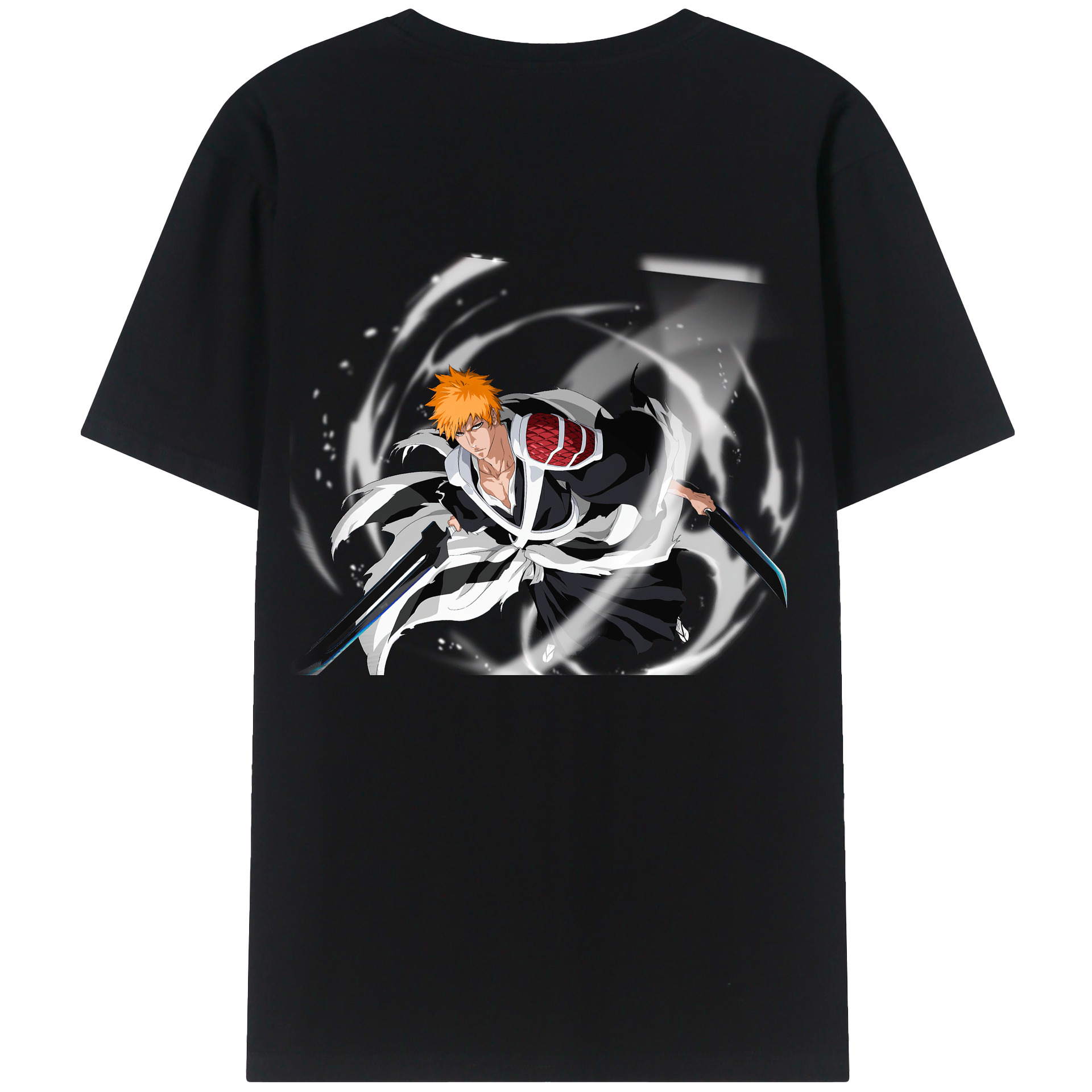 （画像用） ブリーチ 黒崎一護（くろさき いちご）BLEACH Kurosaki Ichigo レディース半袖Tシャツ(バックプリント)