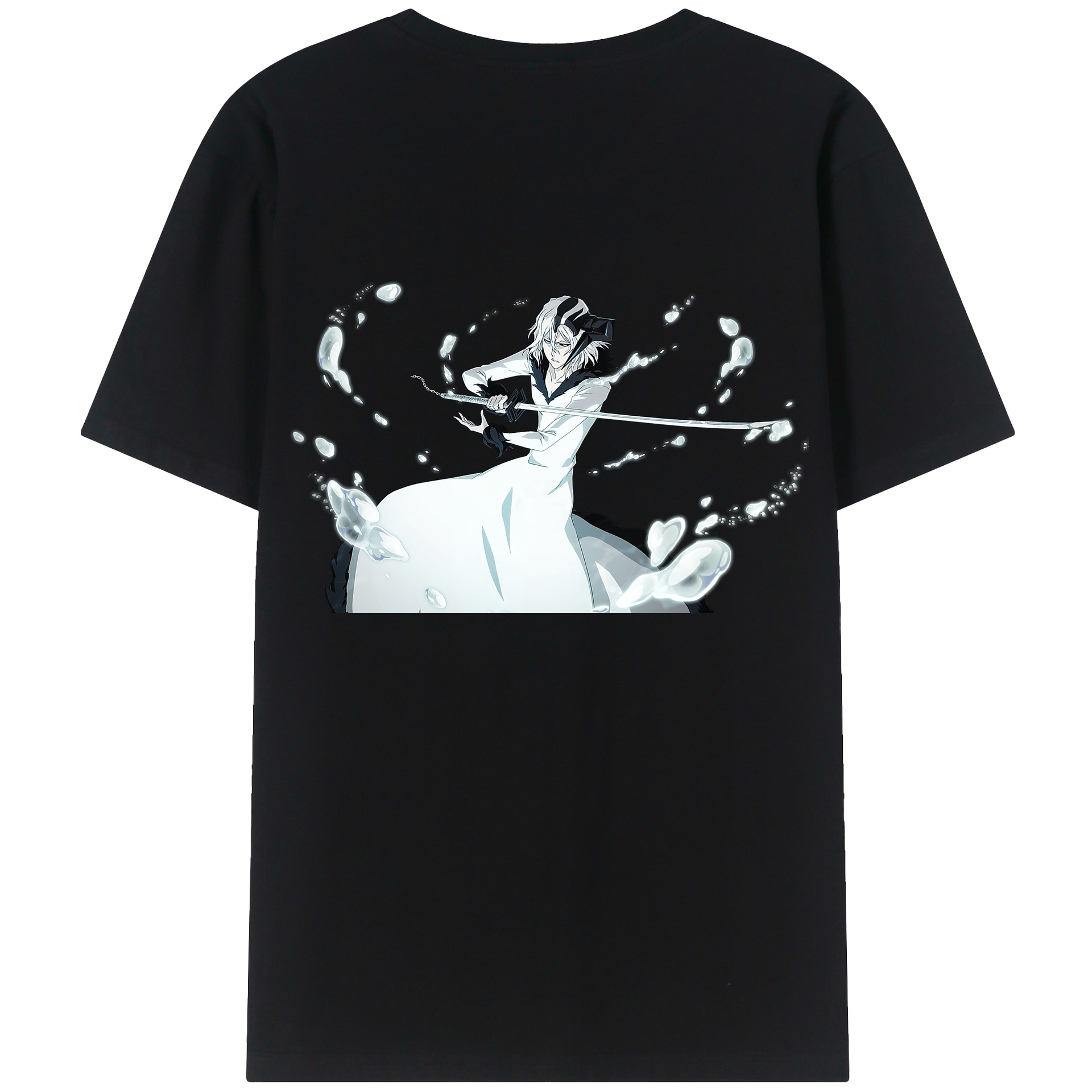 （画像用） ブリーチ 黒崎一護（くろさき いちご）BLEACH Kurosaki Ichigo レディース半袖Tシャツ(バックプリント)