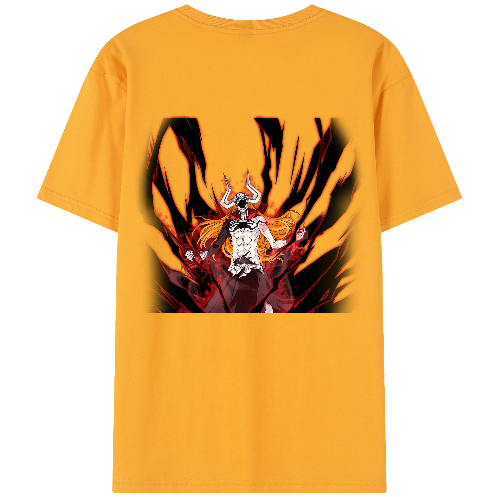 （画像用） ブリーチ 黒崎一護（くろさき いちご）BLEACH Kurosaki Ichigo レディース半袖Tシャツ(バックプリント)