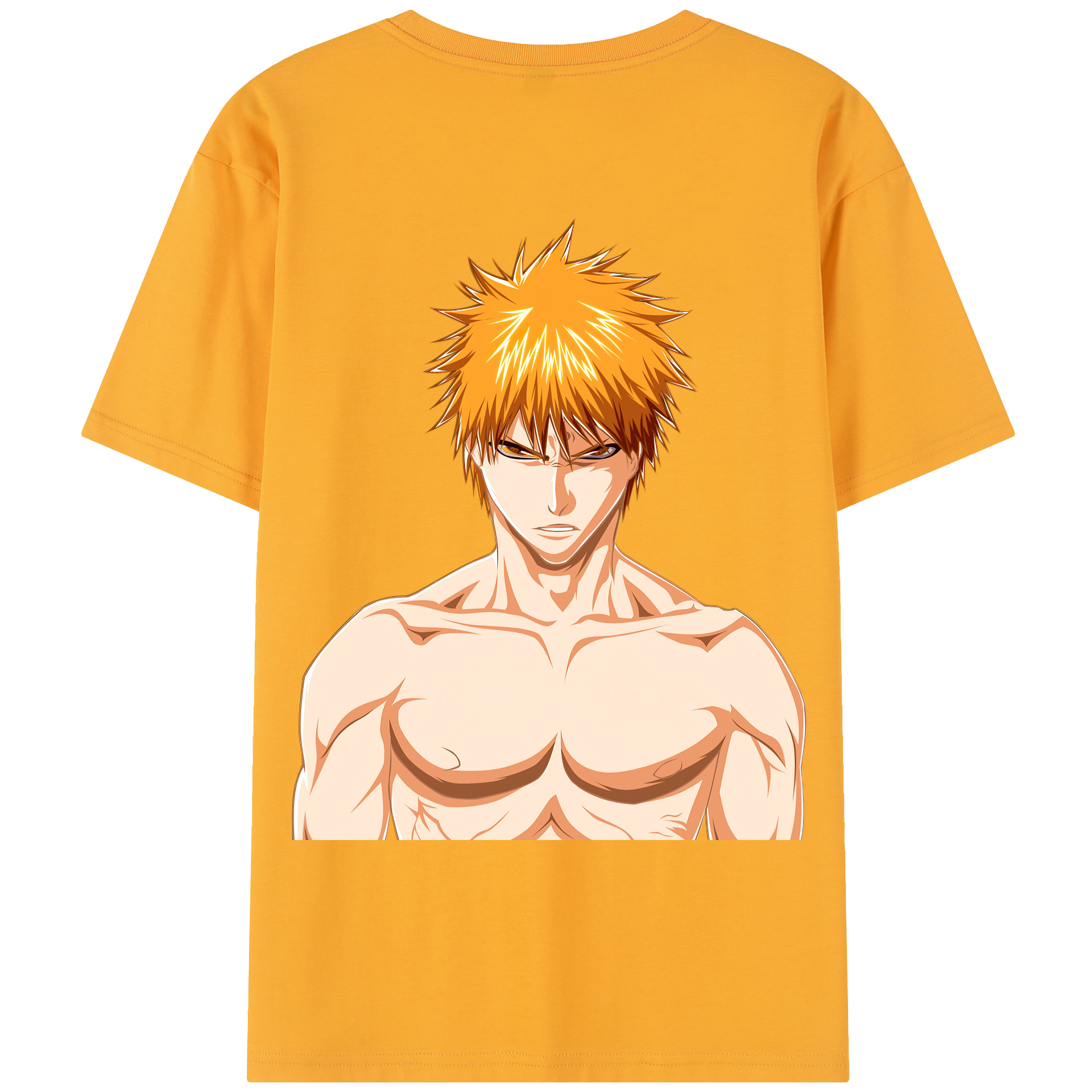 （画像用） ブリーチ 黒崎一護（くろさき いちご）BLEACH Kurosaki Ichigo レディース半袖Tシャツ(バックプリント)