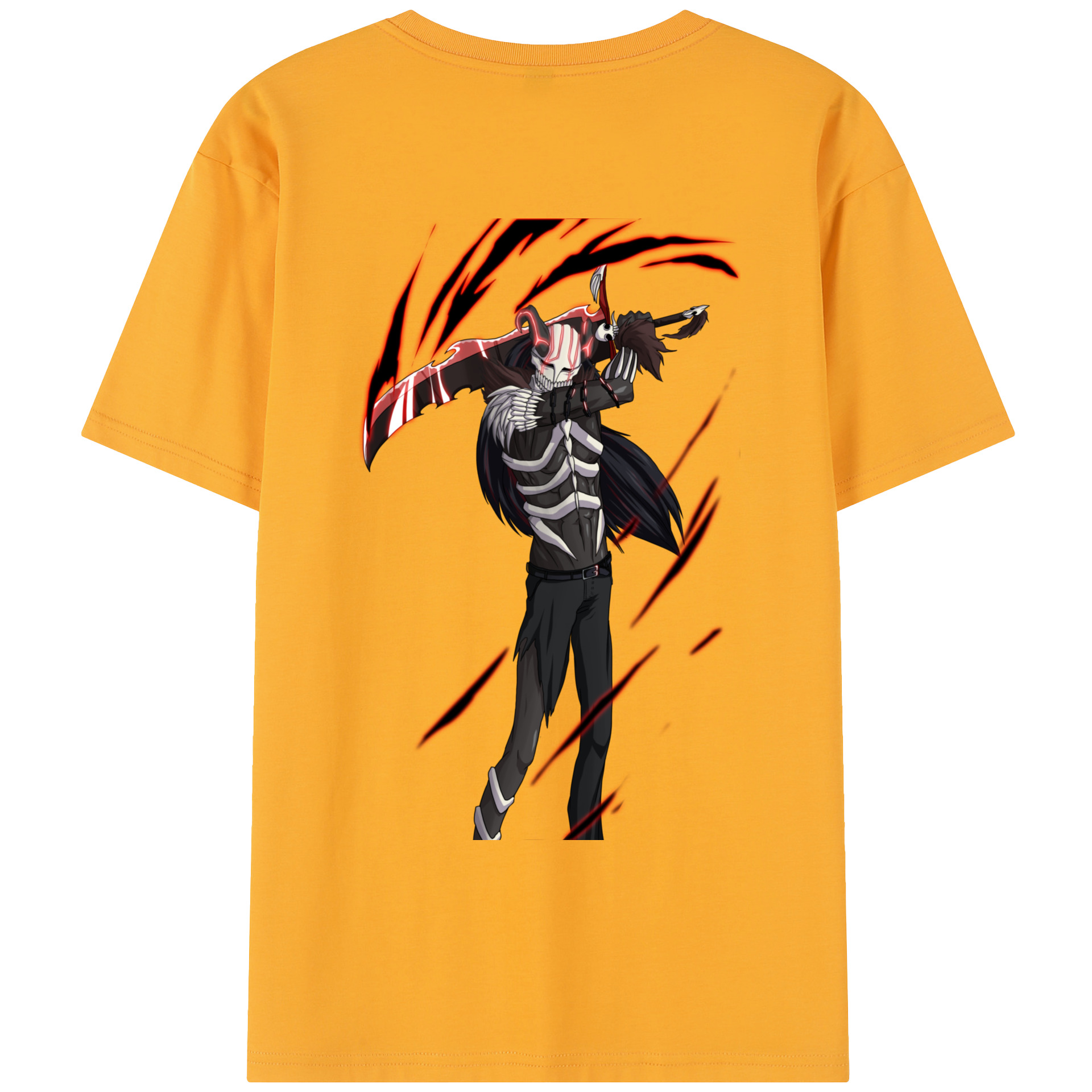 （画像用） ブリーチ 黒崎一護（くろさき いちご）BLEACH Kurosaki Ichigo レディース半袖Tシャツ(バックプリント)