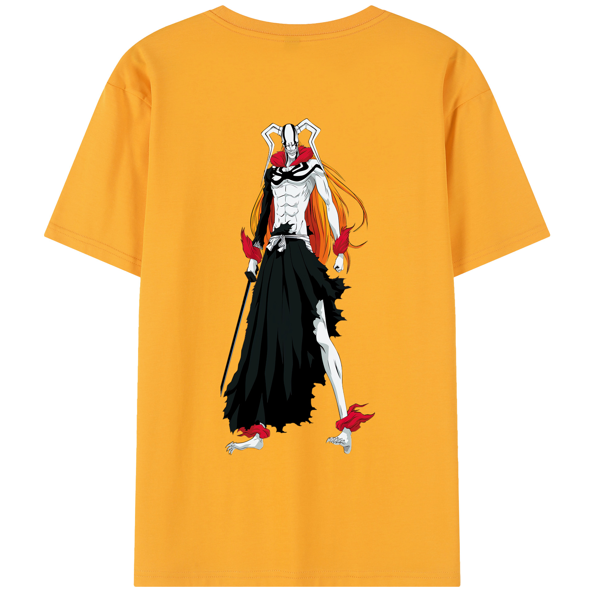 （画像用） ブリーチ 黒崎一護（くろさき いちご）BLEACH Kurosaki Ichigo レディース半袖Tシャツ(バックプリント)