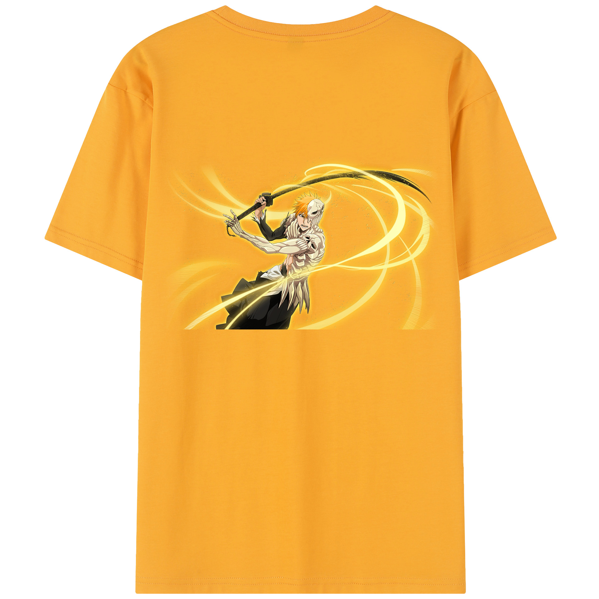（画像用） ブリーチ 黒崎一護（くろさき いちご）BLEACH Kurosaki Ichigo レディース半袖Tシャツ(バックプリント)