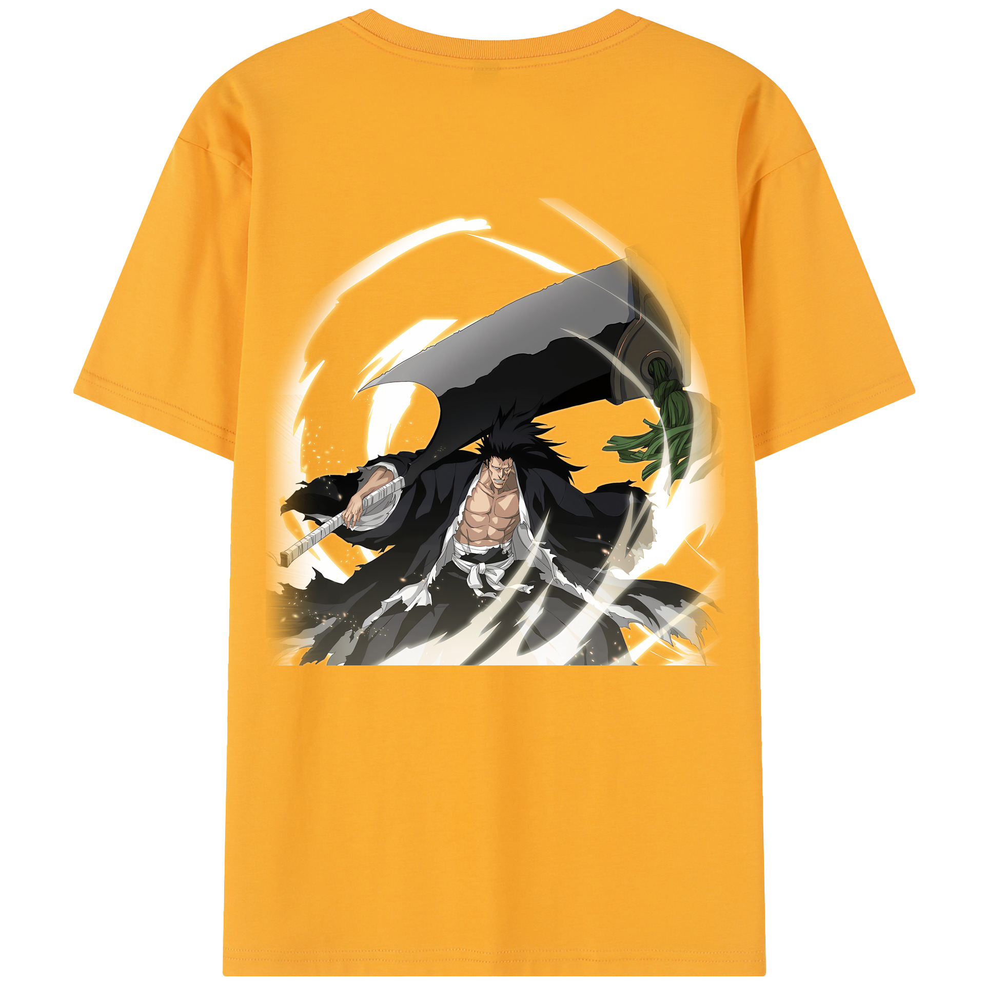 （画像用） ブリーチ ざらき けんぱち BLEACH Zaraki Kenpachi レディース半袖Tシャツ(バックプリント)