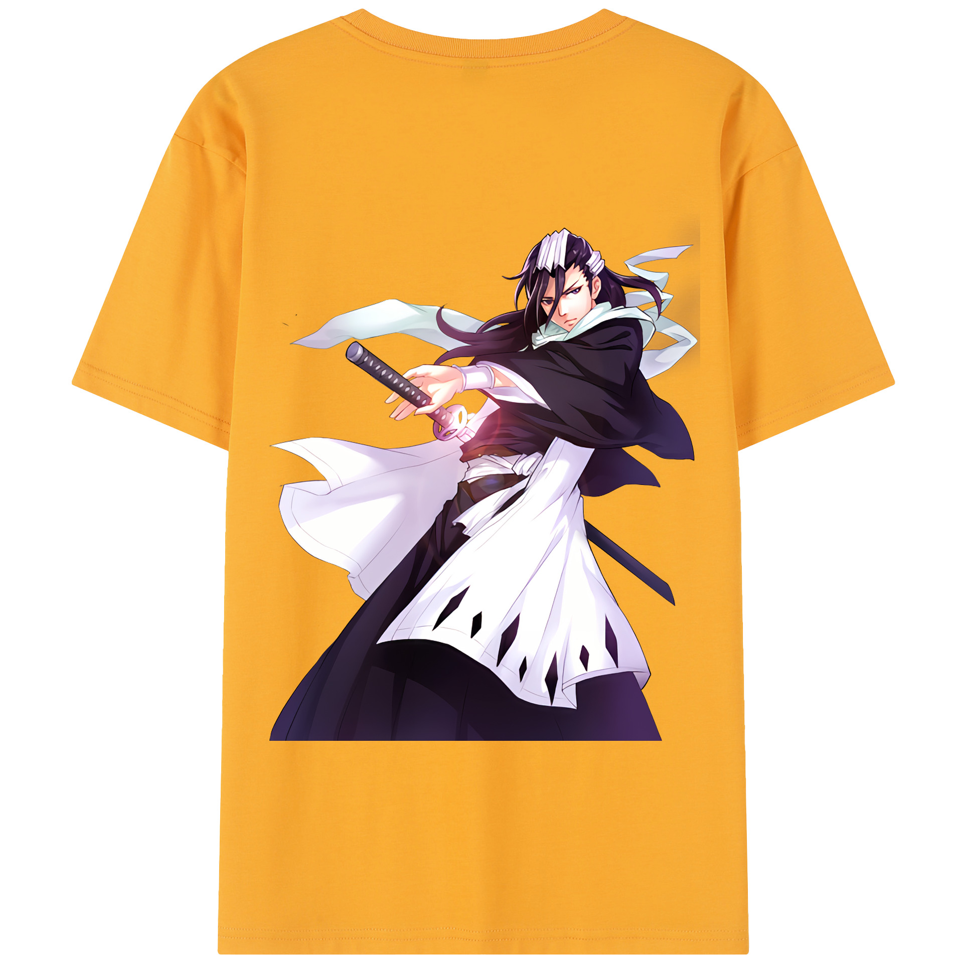 （画像用） ブリーチ くちき びゃくや BLEACH Kuchiki Byakuya レディース半袖Tシャツ(バックプリント)
