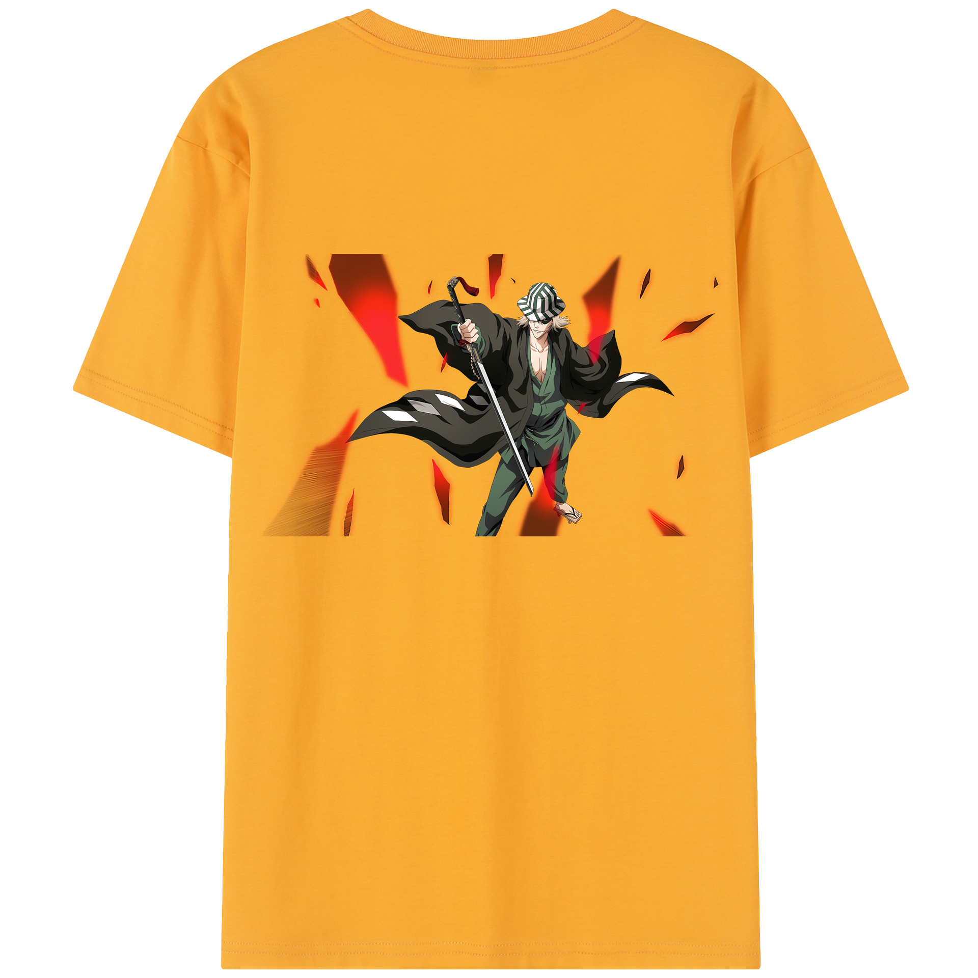 （画像用） "ブリーチ 浦原 喜助（うらはら きすけ） BLEACH Urahara Kisuke " レディース半袖Tシャツ(バックプリント)