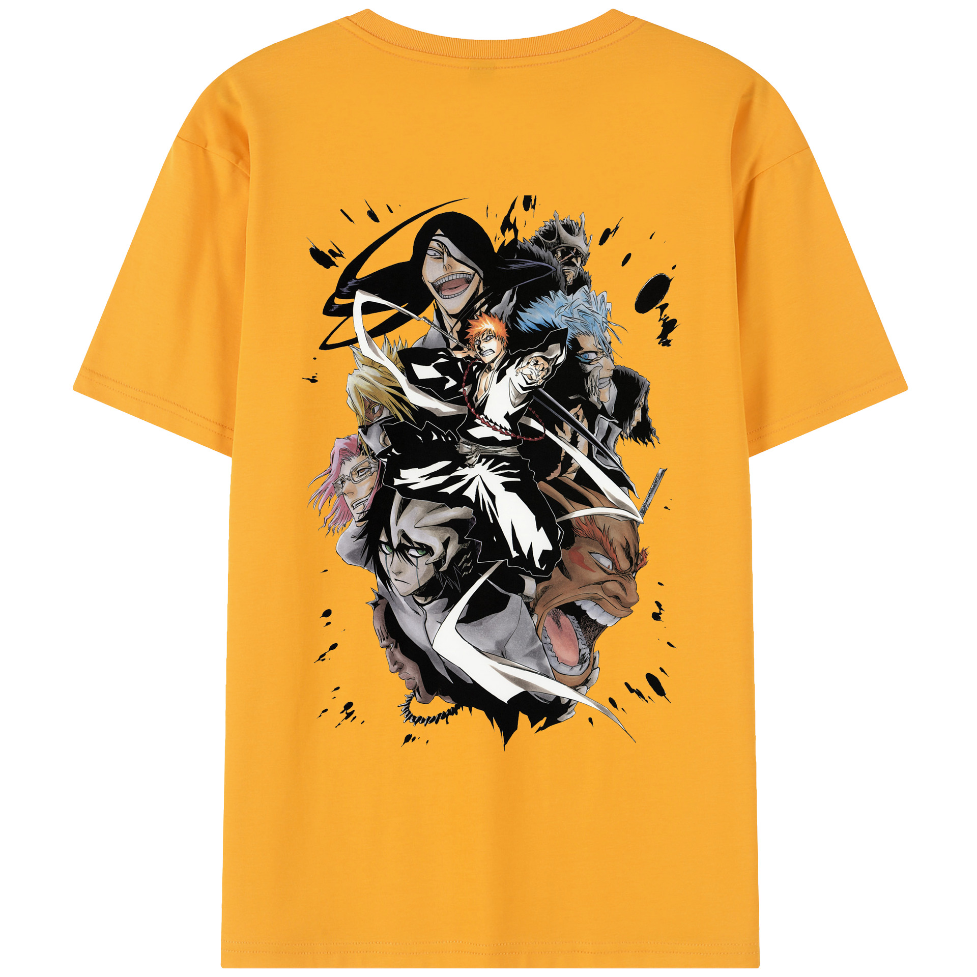 （画像用） ブリーチ 黒崎一護（くろさき いちご）BLEACH Kurosaki Ichigo レディース半袖Tシャツ(バックプリント)