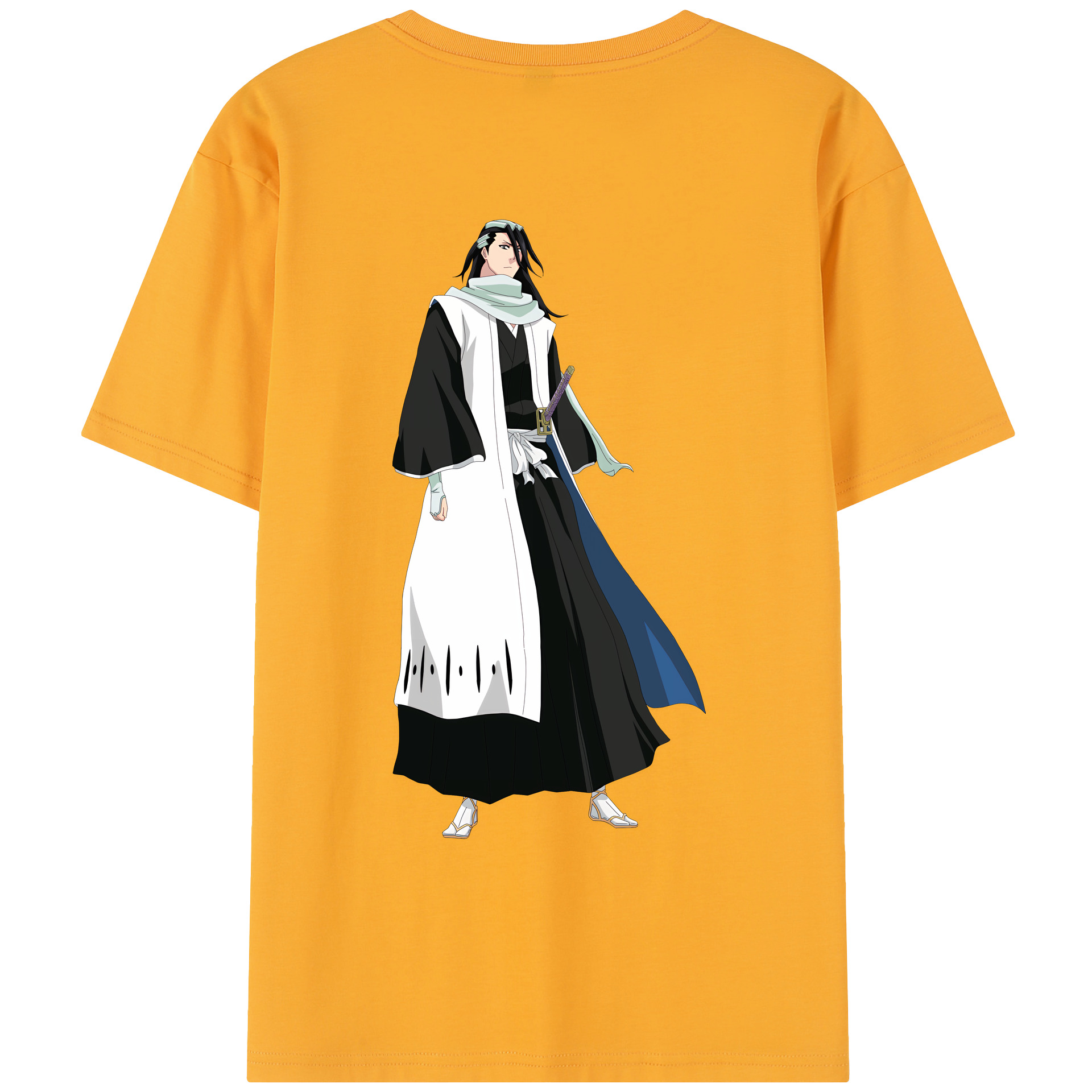 （画像用） ブリーチ くちき びゃくや BLEACH Kuchiki Byakuya レディース半袖Tシャツ(バックプリント)