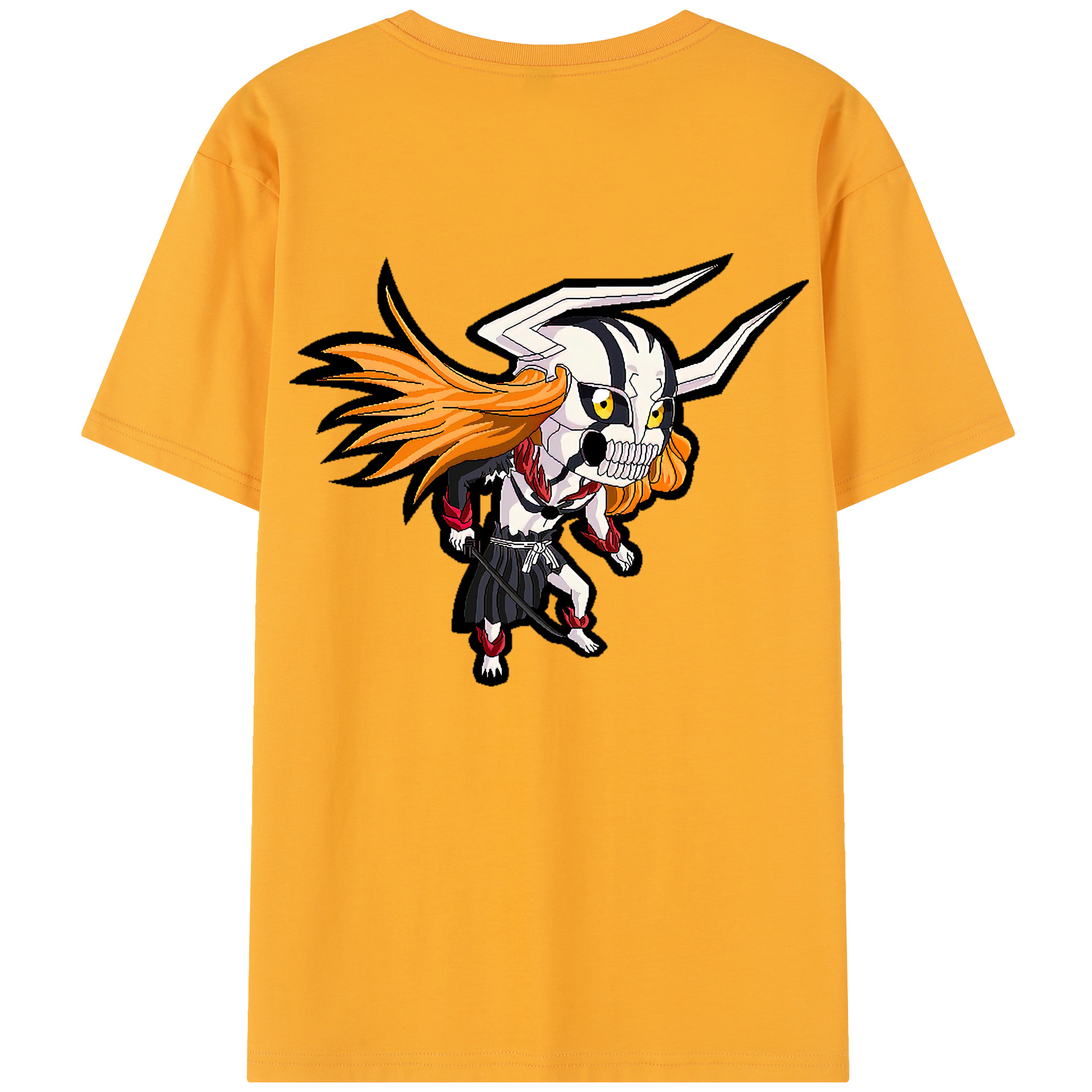 （画像用） ブリーチ 黒崎一護（くろさき いちご）BLEACH Kurosaki Ichigo レディース半袖Tシャツ(バックプリント)