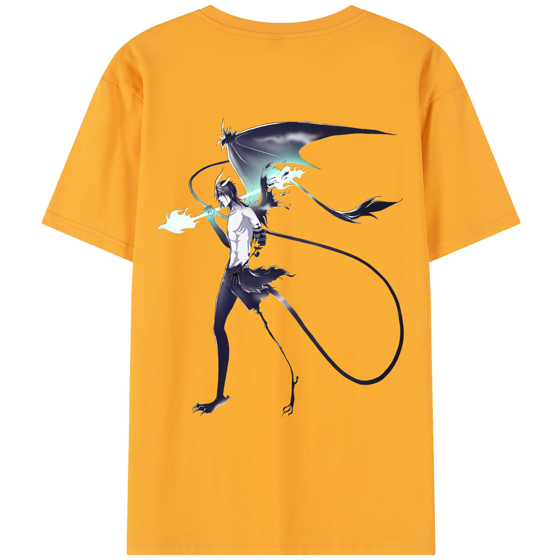 （画像用） ブリーチ ウルキオラ·シファー BLEACH Ulquiorra cifer レディース半袖Tシャツ(バックプリント)
