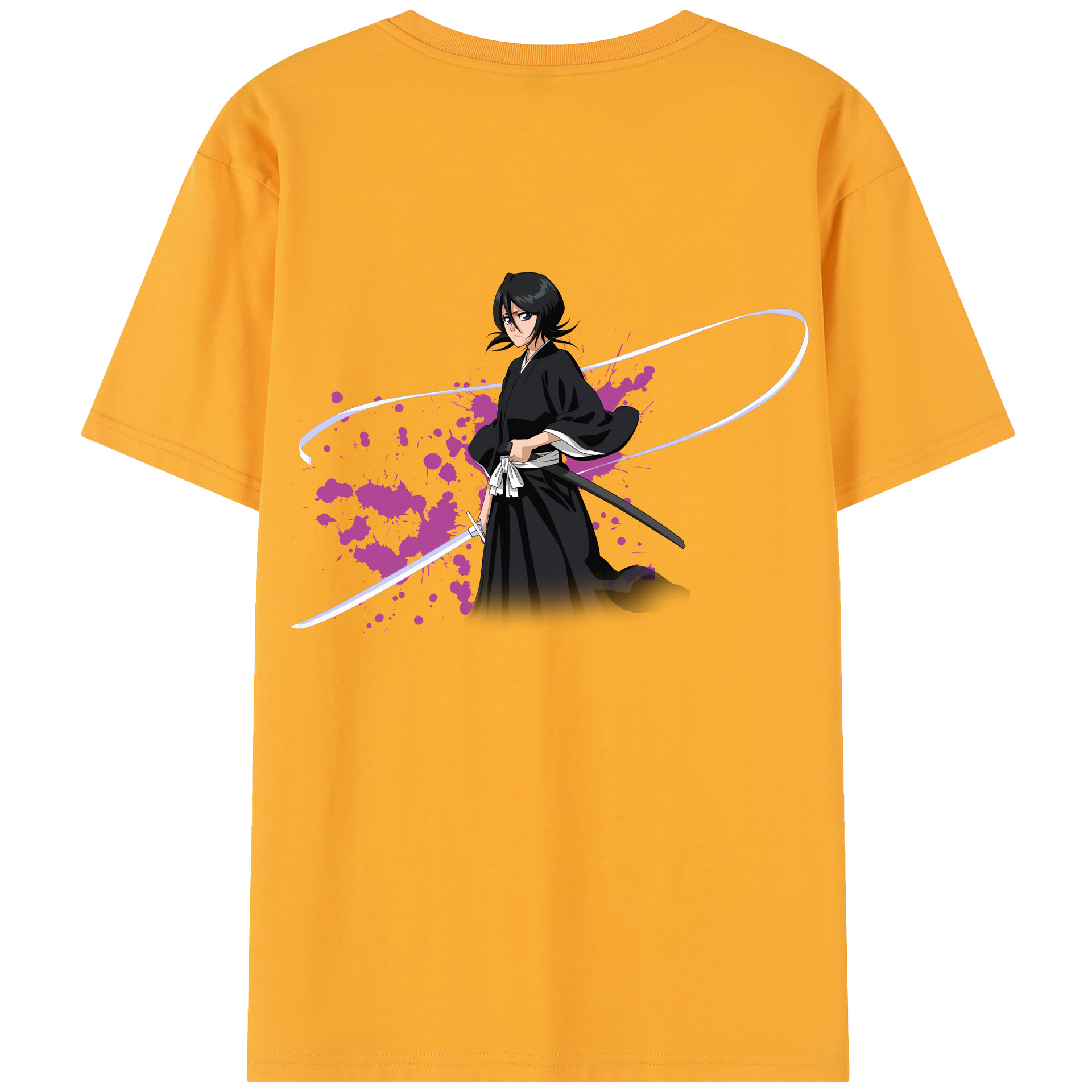 （画像用） ブリーチ 朽木ルキア BLEACH Kuchiki Rukia レディース半袖Tシャツ(バックプリント)