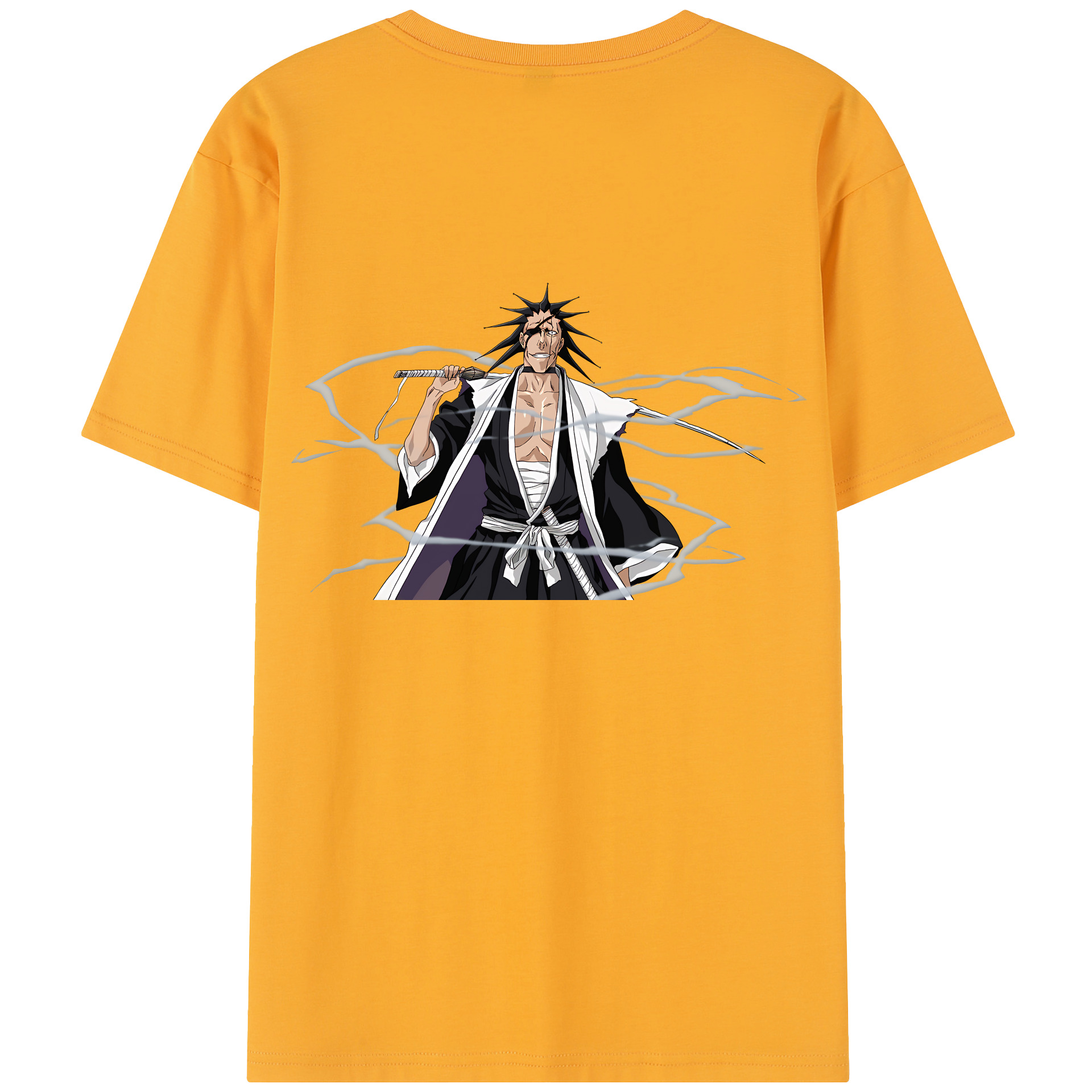 （画像用） ブリーチ ざらき けんぱち BLEACH Zaraki Kenpachi レディース半袖Tシャツ(バックプリント)