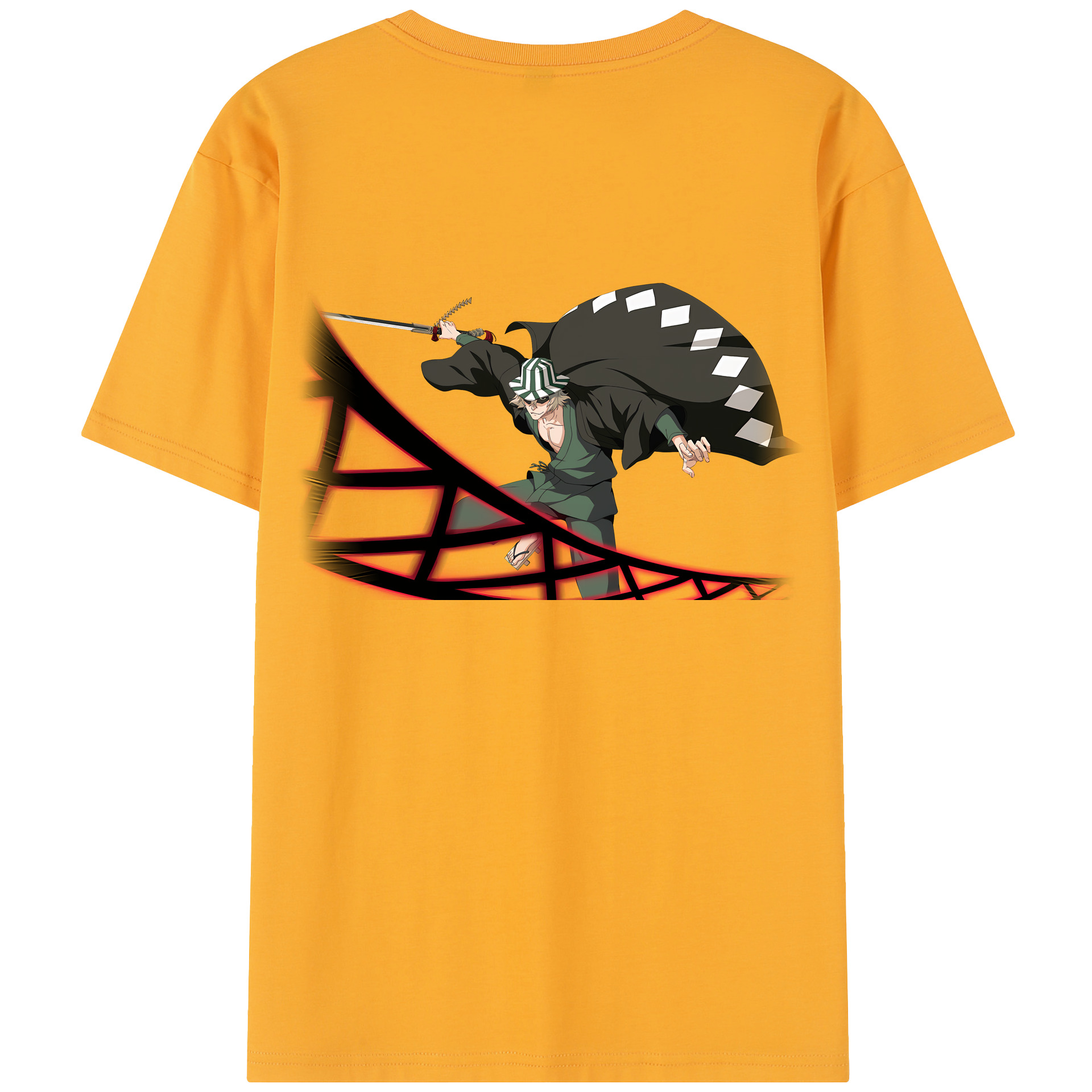 （画像用） "ブリーチ 浦原 喜助（うらはら きすけ） BLEACH Urahara Kisuke " レディース半袖Tシャツ(バックプリント)