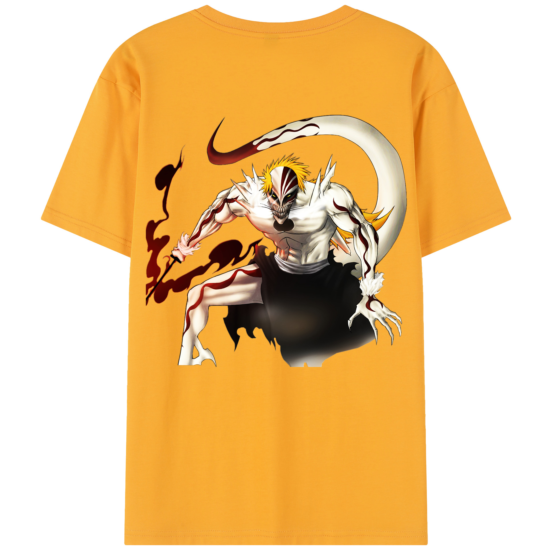 （画像用） ブリーチ 黒崎一護（くろさき いちご）BLEACH Kurosaki Ichigo レディース半袖Tシャツ(バックプリント)