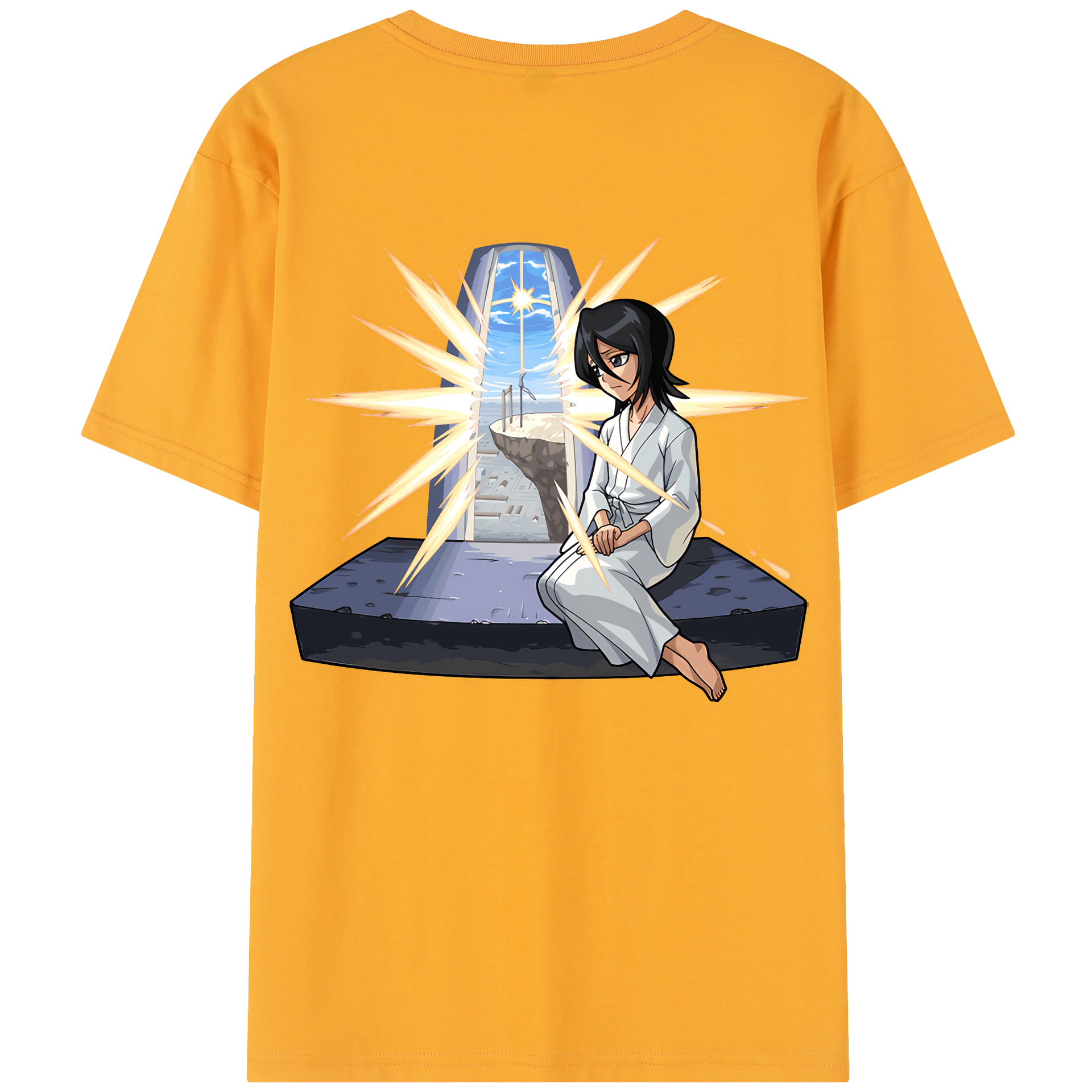 （画像用） ブリーチ 朽木ルキア BLEACH Kuchiki Rukia レディース半袖Tシャツ(バックプリント)