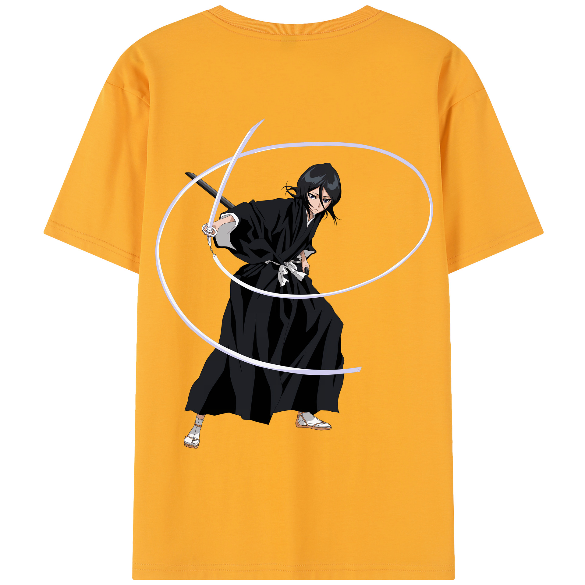 （画像用） ブリーチ 朽木ルキア BLEACH Kuchiki Rukia レディース半袖Tシャツ(バックプリント)