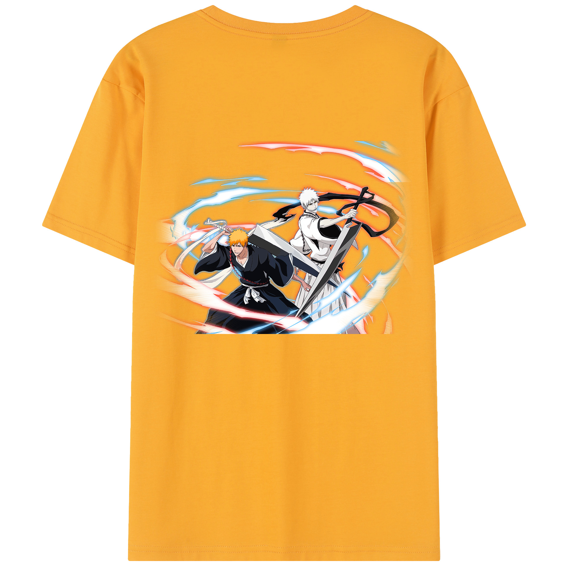 （画像用） ブリーチ 黒崎一護（くろさき いちご）BLEACH Kurosaki Ichigo レディース半袖Tシャツ(バックプリント)