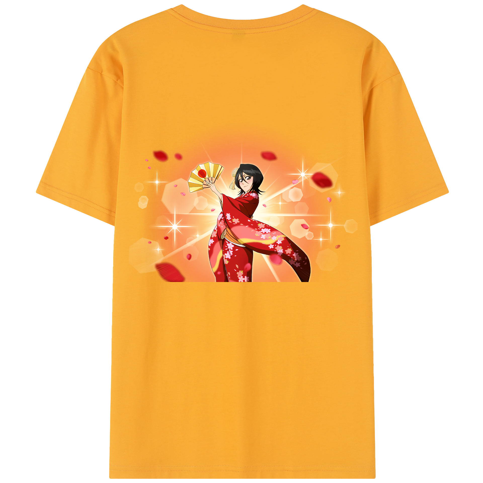 （画像用） ブリーチ 朽木ルキア BLEACH Kuchiki Rukia レディース半袖Tシャツ(バックプリント)