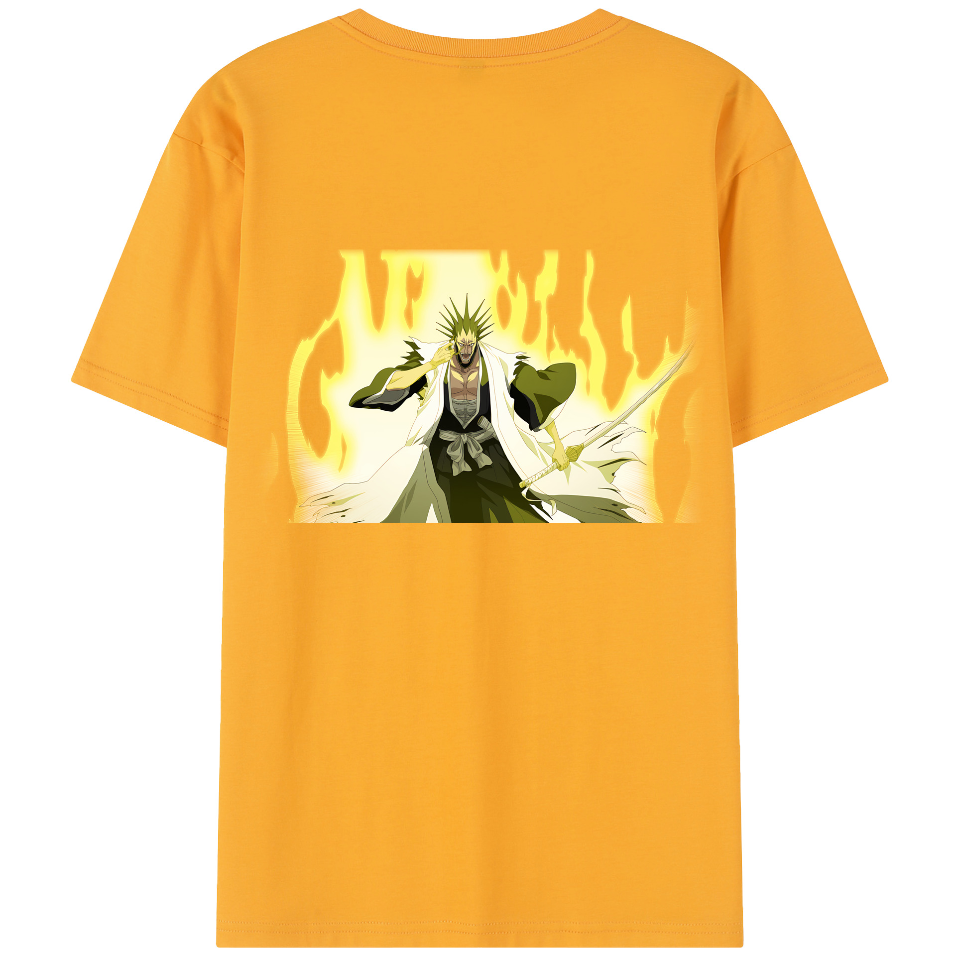 （画像用） ブリーチ ざらき けんぱち BLEACH Zaraki Kenpachi レディース半袖Tシャツ(バックプリント)