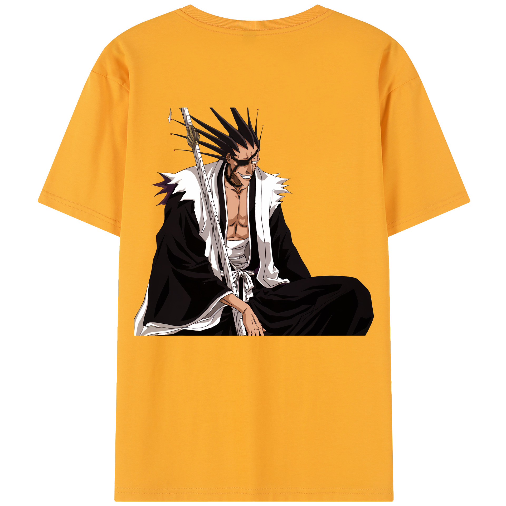 （画像用） ブリーチ ざらき けんぱち BLEACH Zaraki Kenpachi レディース半袖Tシャツ(バックプリント)