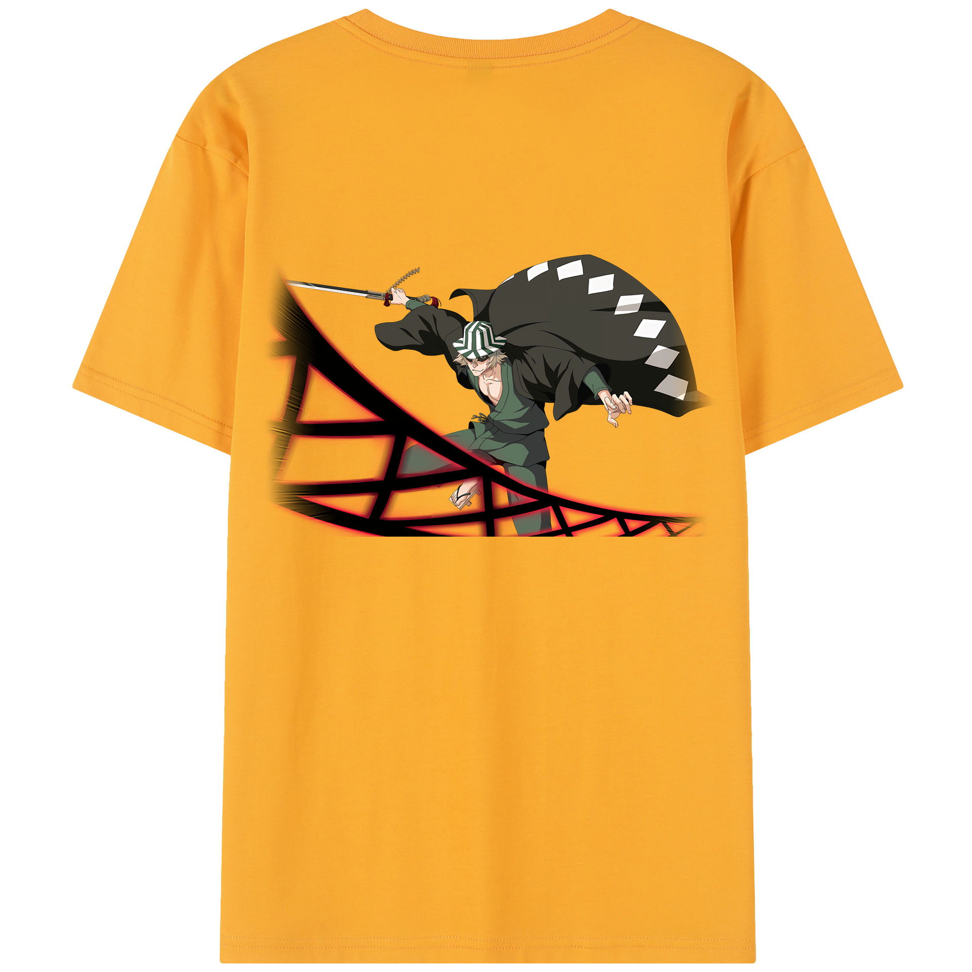 （画像用） "ブリーチ 浦原 喜助（うらはら きすけ） BLEACH Urahara Kisuke " レディース半袖Tシャツ(バックプリント)