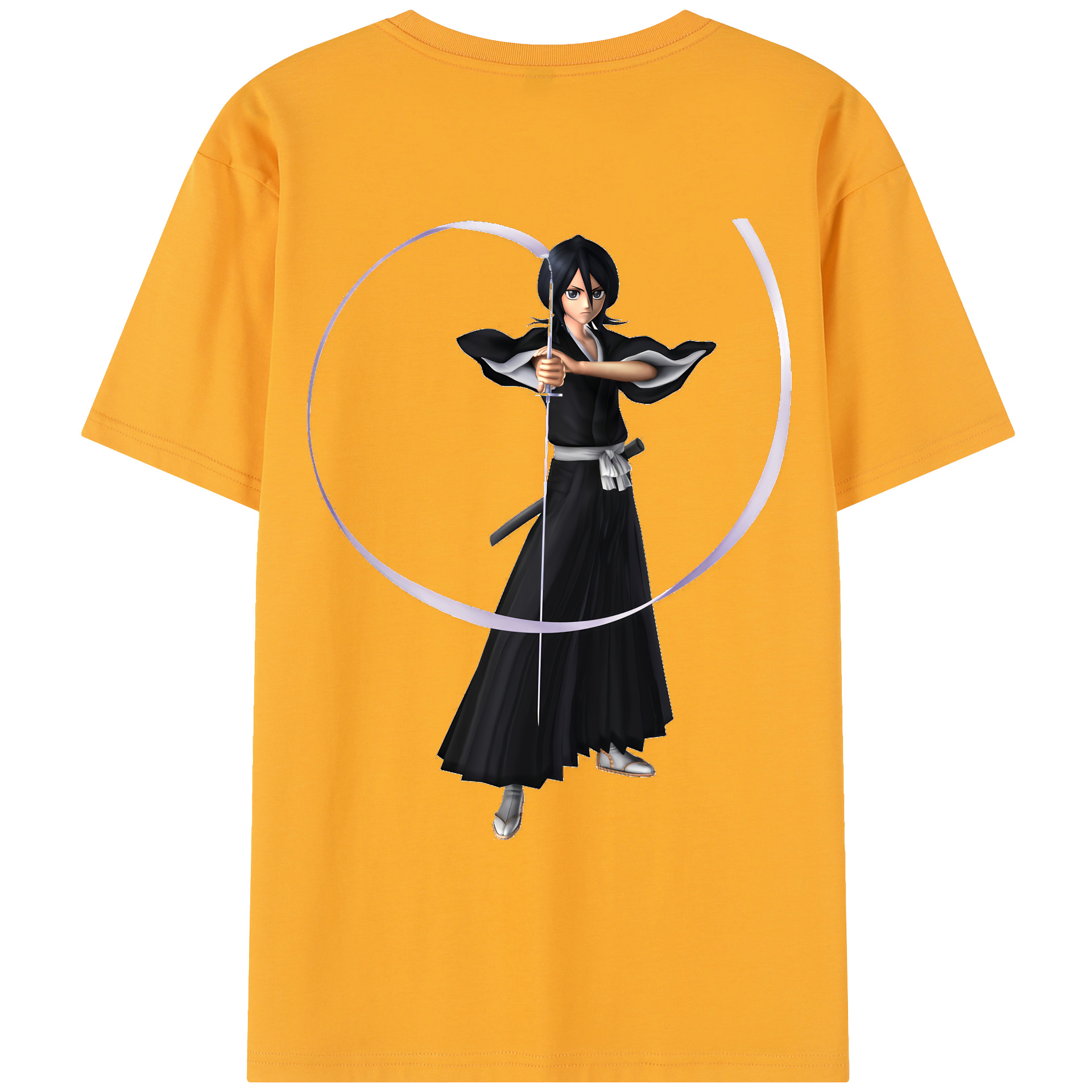 （画像用） ブリーチ 朽木ルキア BLEACH Kuchiki Rukia レディース半袖Tシャツ(バックプリント)