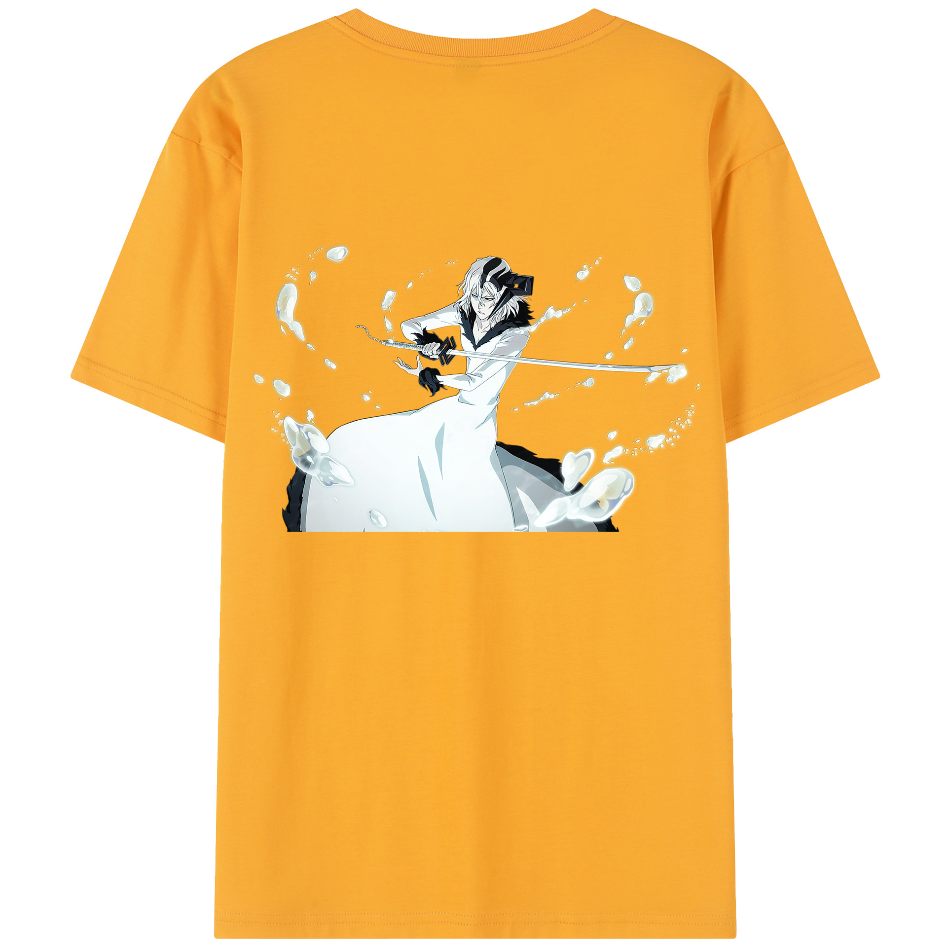 （画像用） ブリーチ 黒崎一護（くろさき いちご）BLEACH Kurosaki Ichigo レディース半袖Tシャツ(バックプリント)